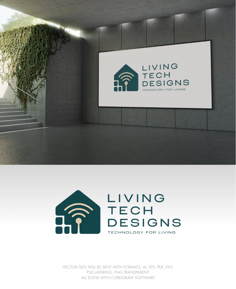 Logo Design by BEANDESIGN^_^ for Living Tech Designs | Design #37216403