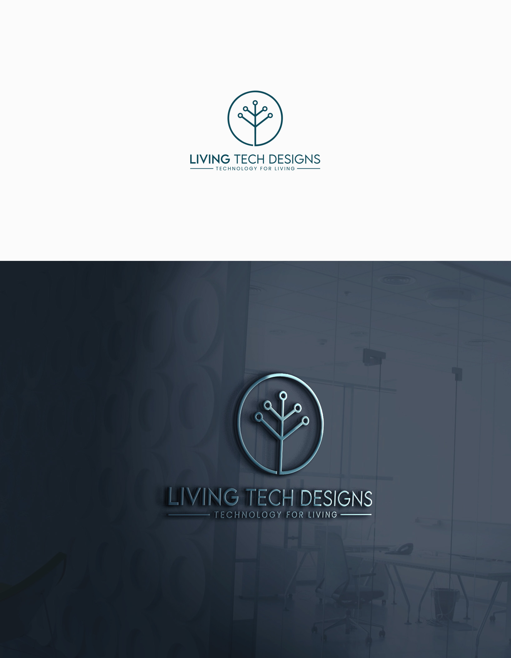 Logo Design by BANI GD for Living Tech Designs | Design #37199846