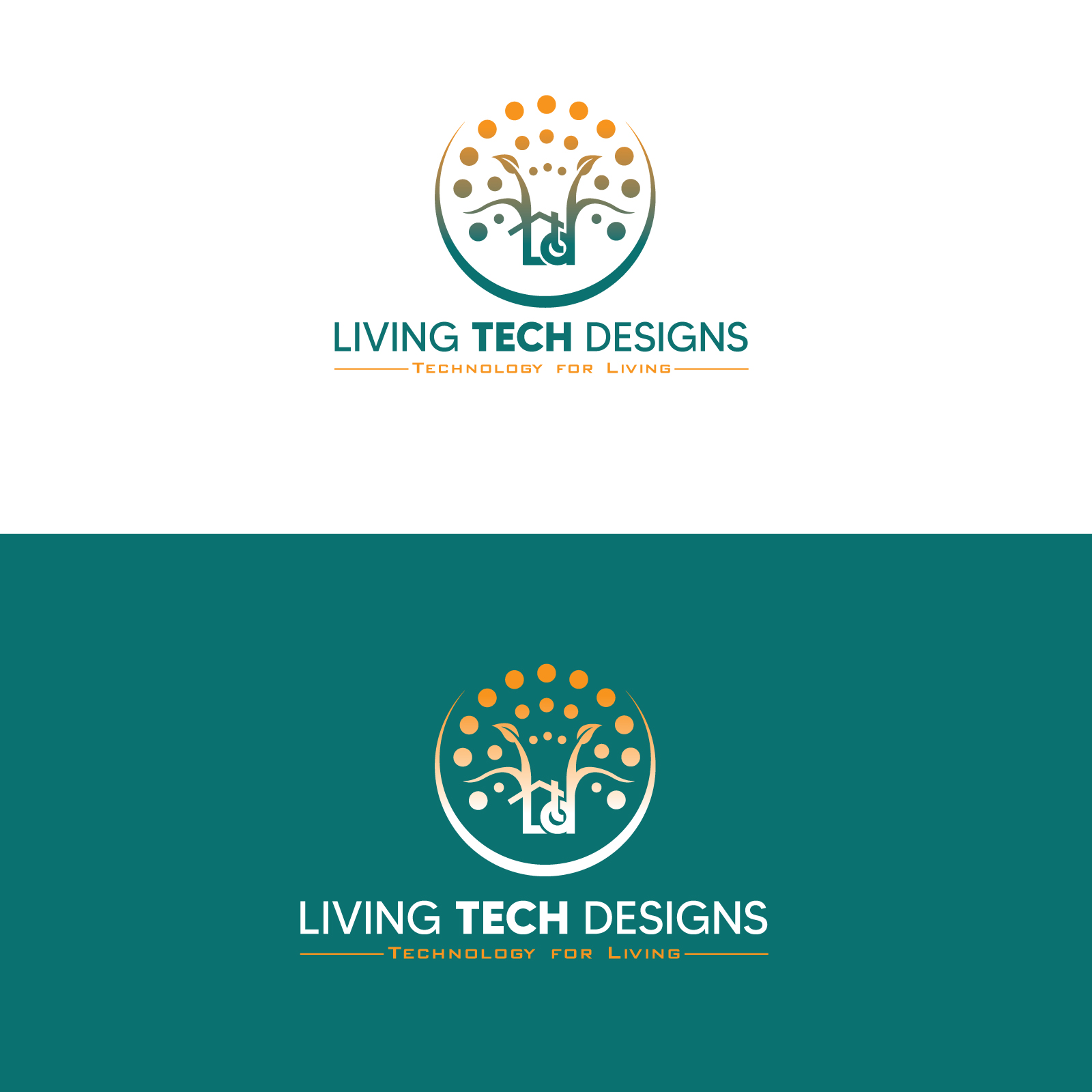 Logo Design by musa-fir for Living Tech Designs | Design #37197768