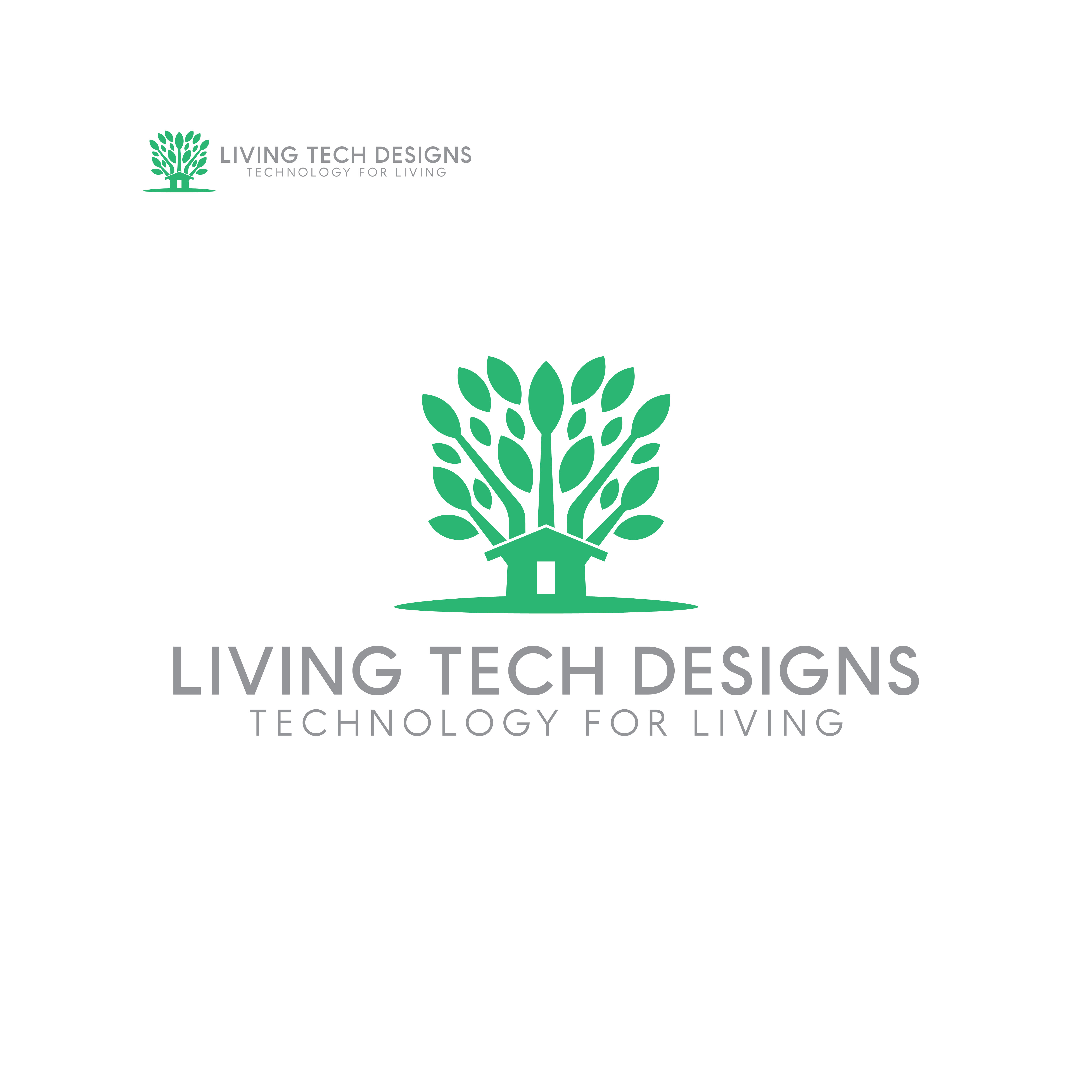 Logo Design by ares artworx for Living Tech Designs | Design #37215459
