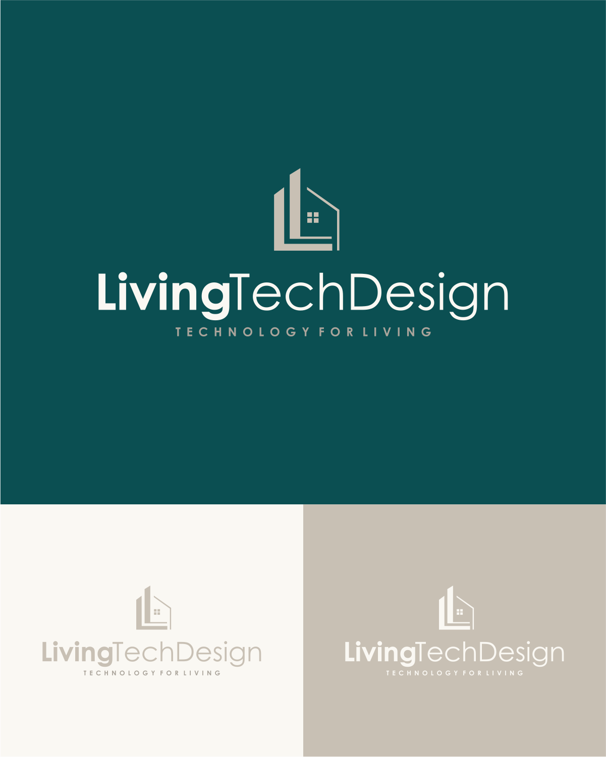 Logo Design by Deeone™ for Living Tech Designs | Design #37197893