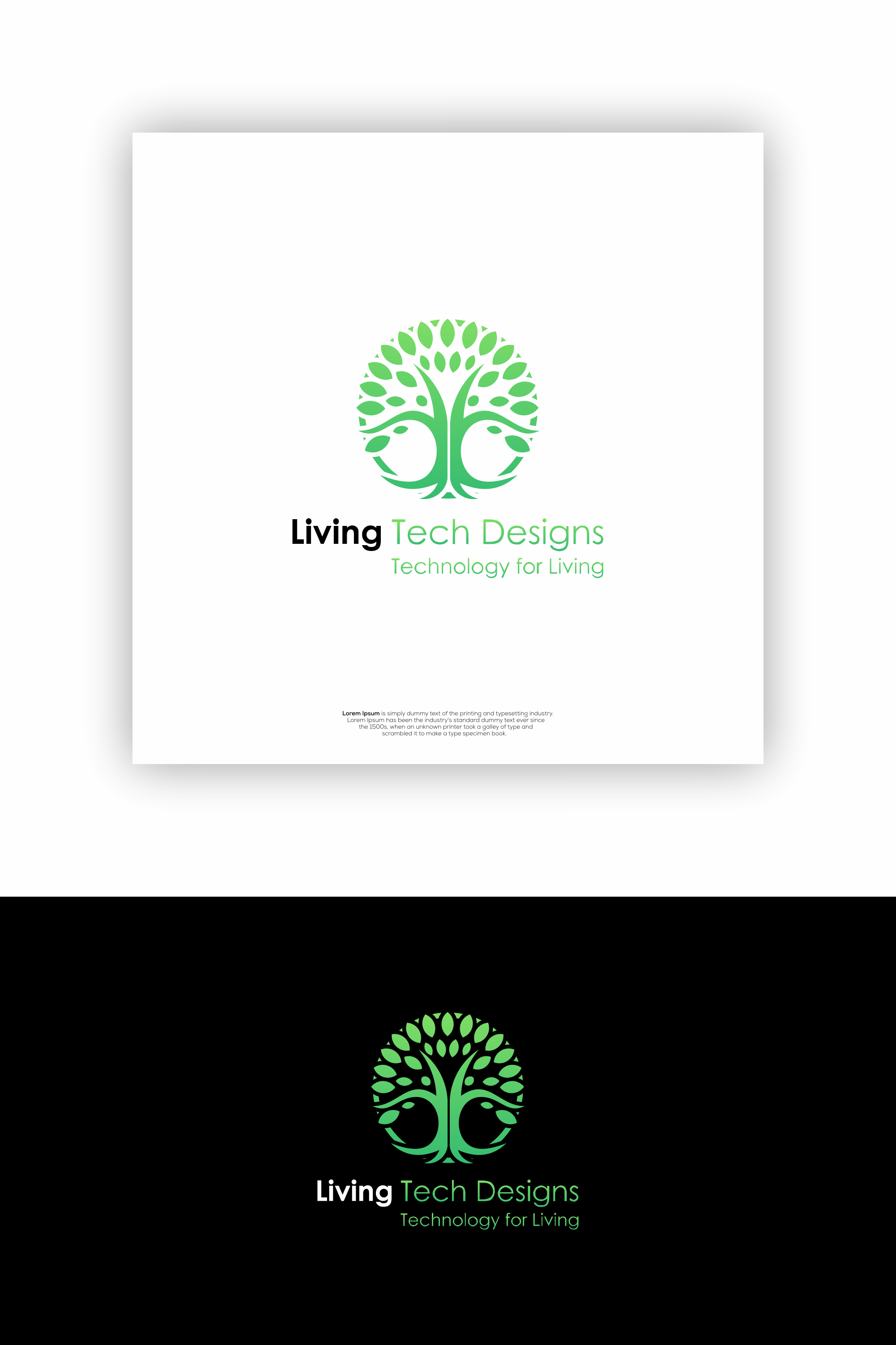 Logo Design by BabyMonster76 for Living Tech Designs | Design #37229445