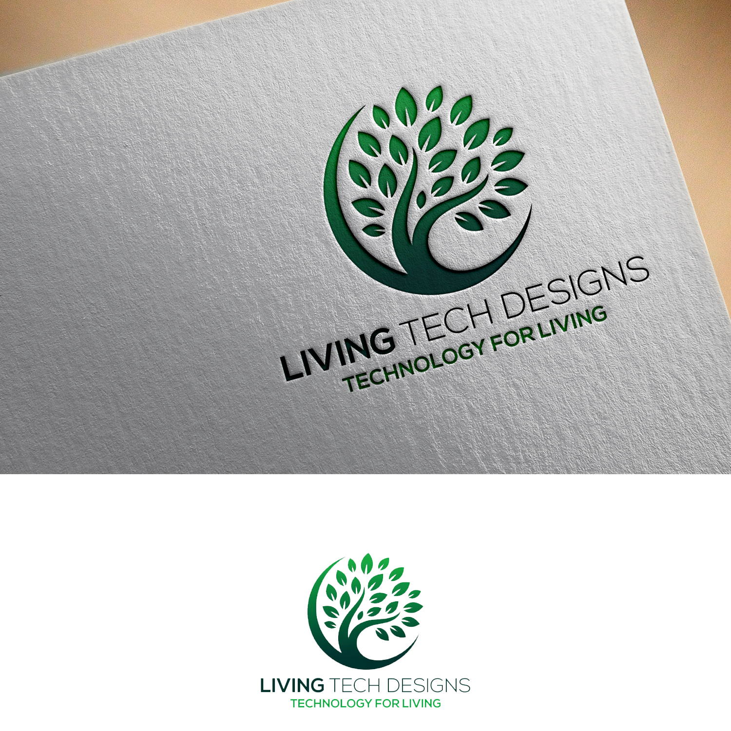Logo Design by Mehedi100 for Living Tech Designs | Design #37194971