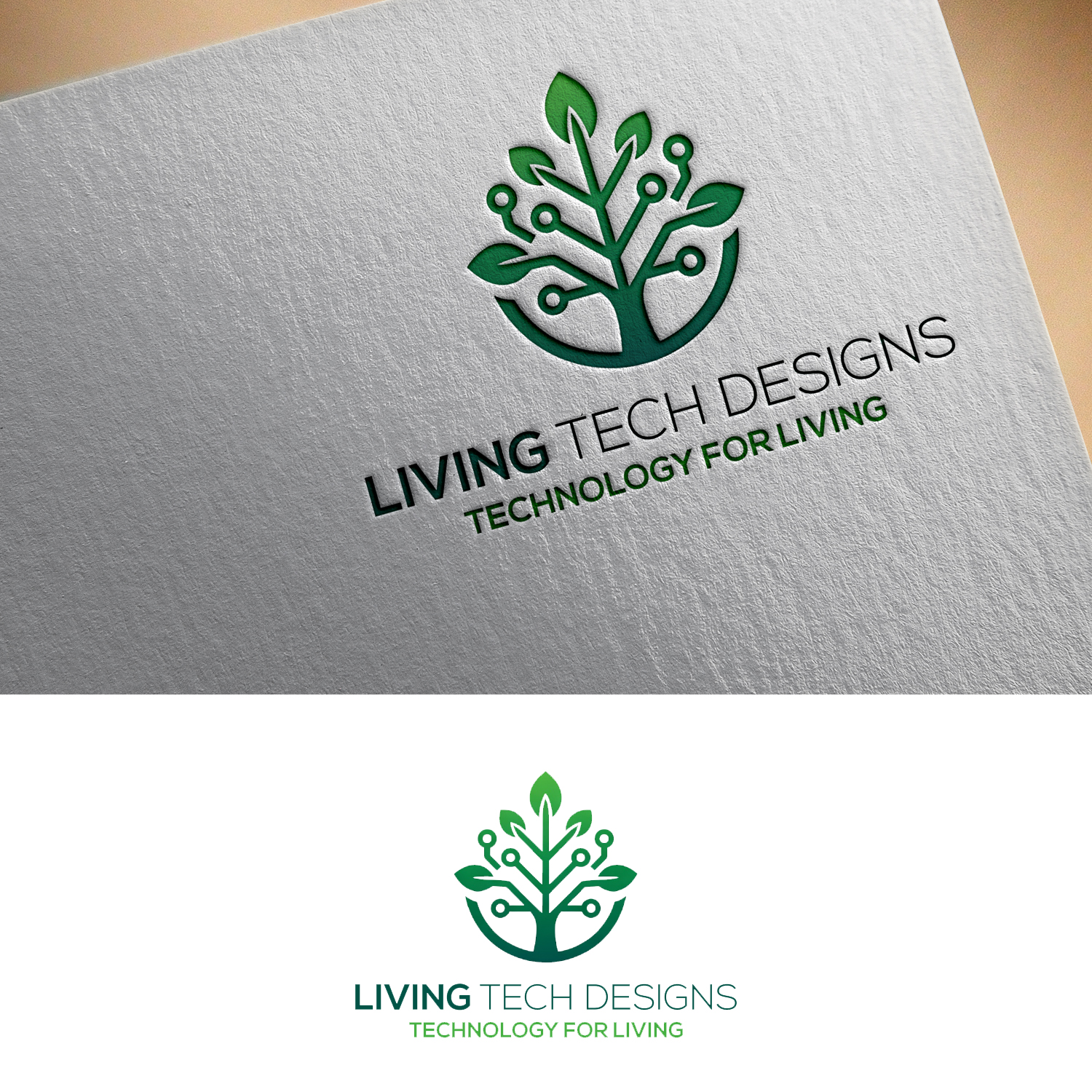 Logo Design by Mehedi100 for Living Tech Designs | Design #37194973