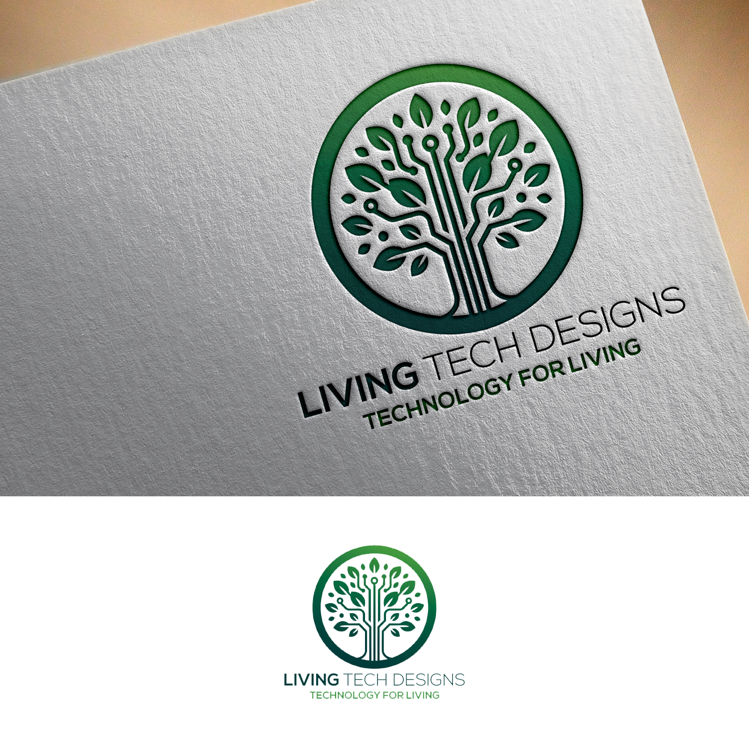 Logo Design by Mehedi100 for Living Tech Designs | Design #37194975