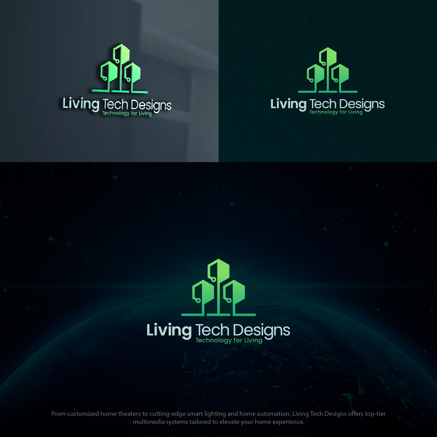 Logo-Design von 4tech services für Living Tech Designs | Design #37191313