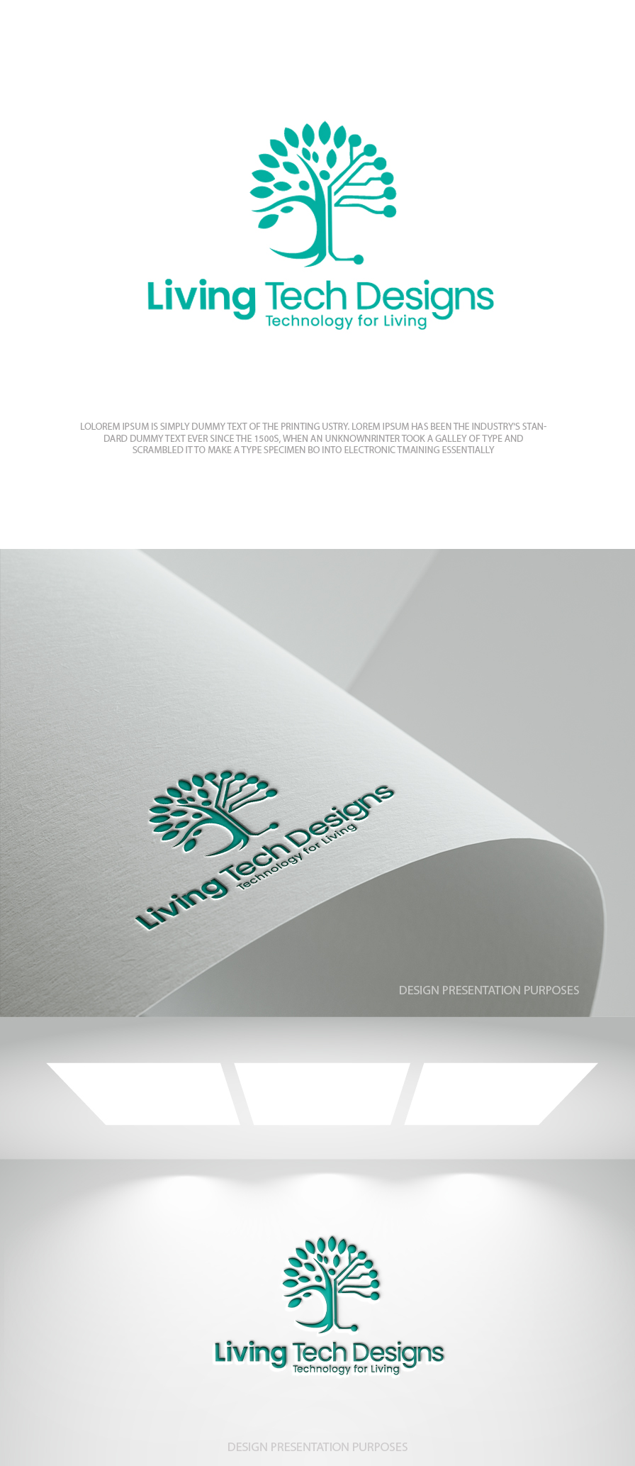 Logo Design by zebronicgraphic for Living Tech Designs | Design #37191814