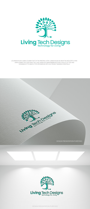 Logo Design by zebronicgraphic for Living Tech Designs | Design: #37191814