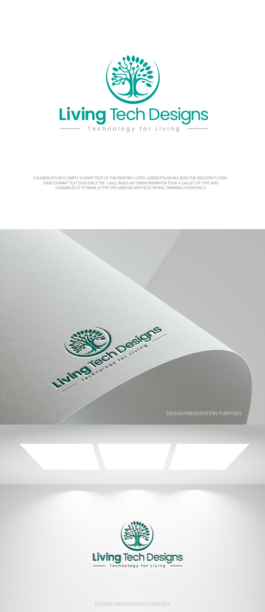 Logo Design by zebronicgraphic for Living Tech Designs | Design #37191815