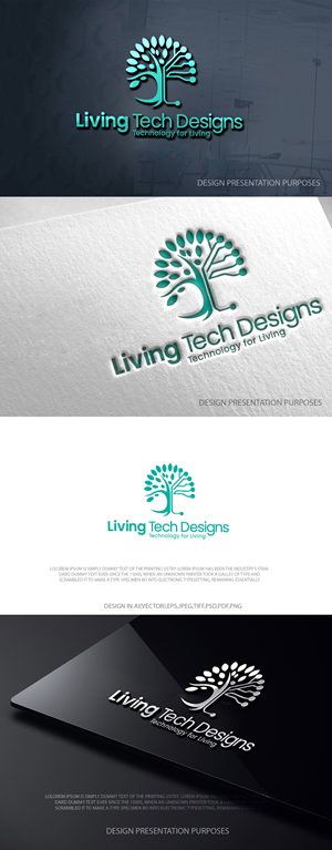 Logo Design by zebronicgraphic for Living Tech Designs | Design: #37191816