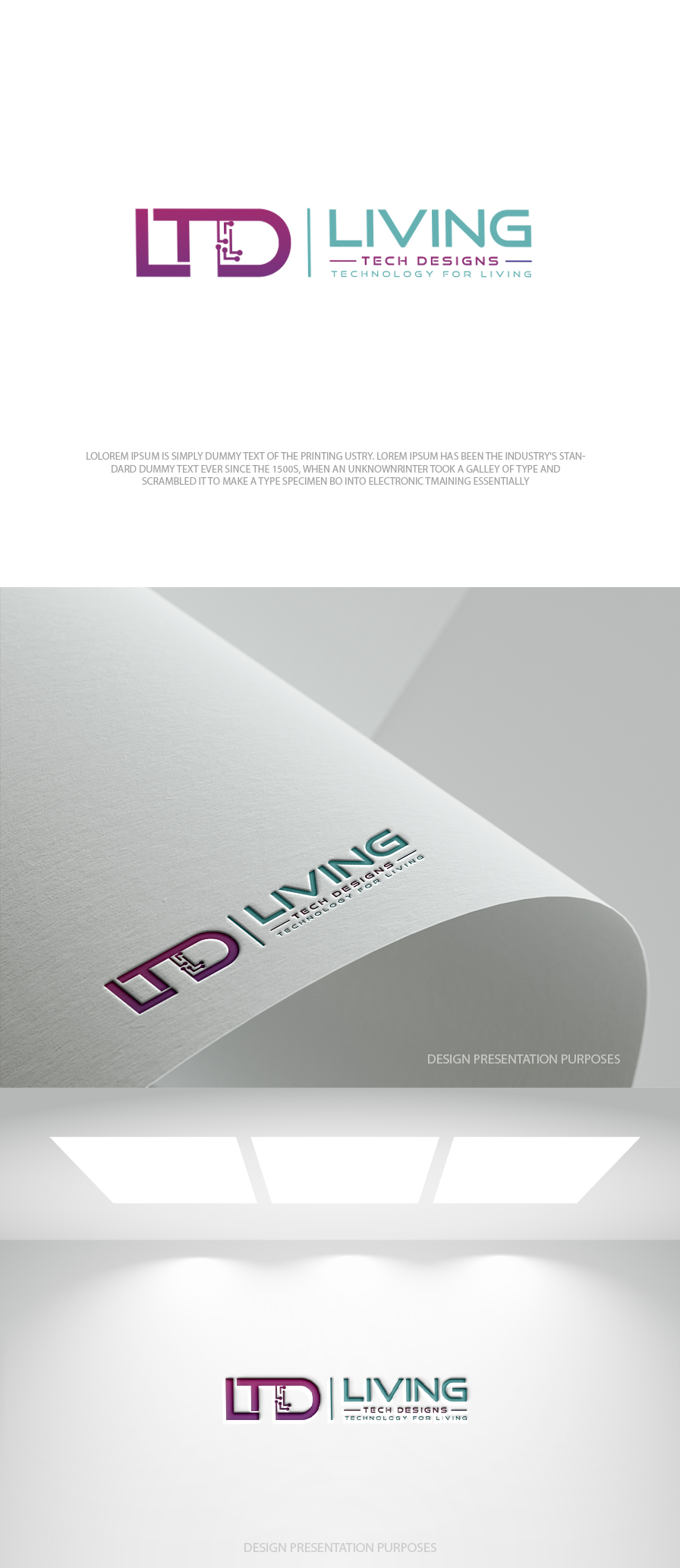 Logo Design by zebronicgraphic for Living Tech Designs | Design #37191818