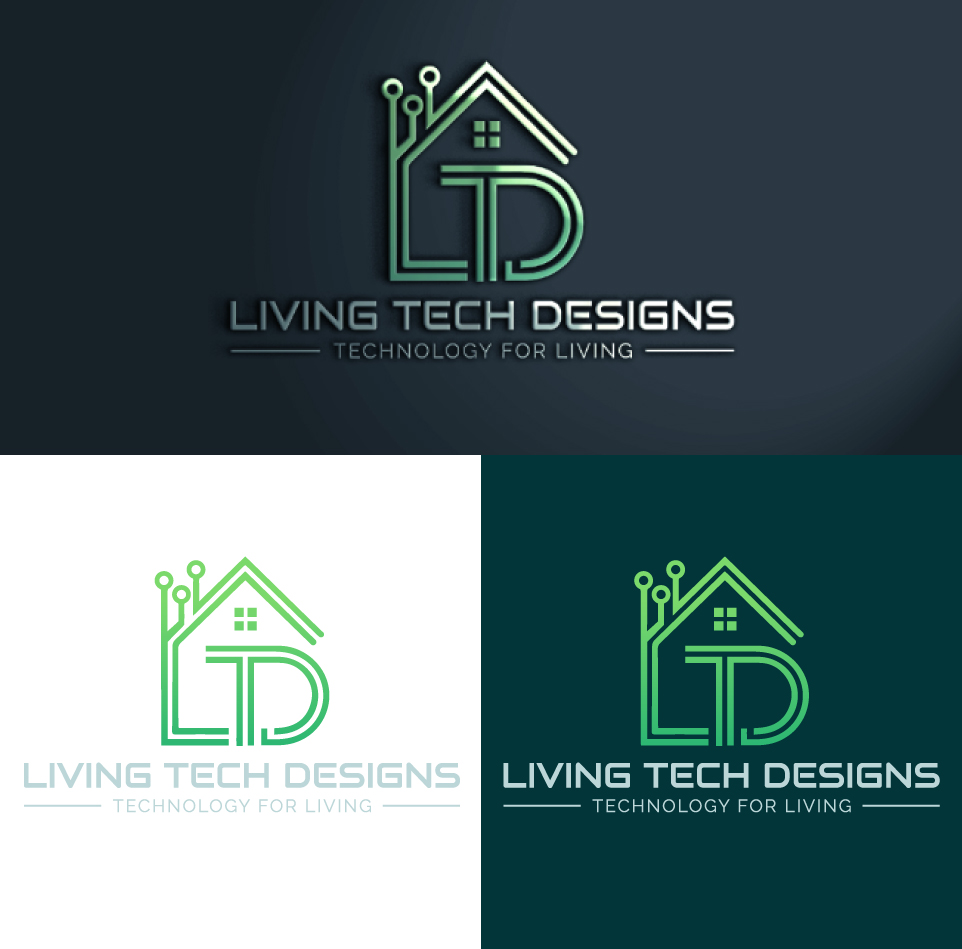 Logo Design by Chanel graphics for Living Tech Designs | Design #37192189