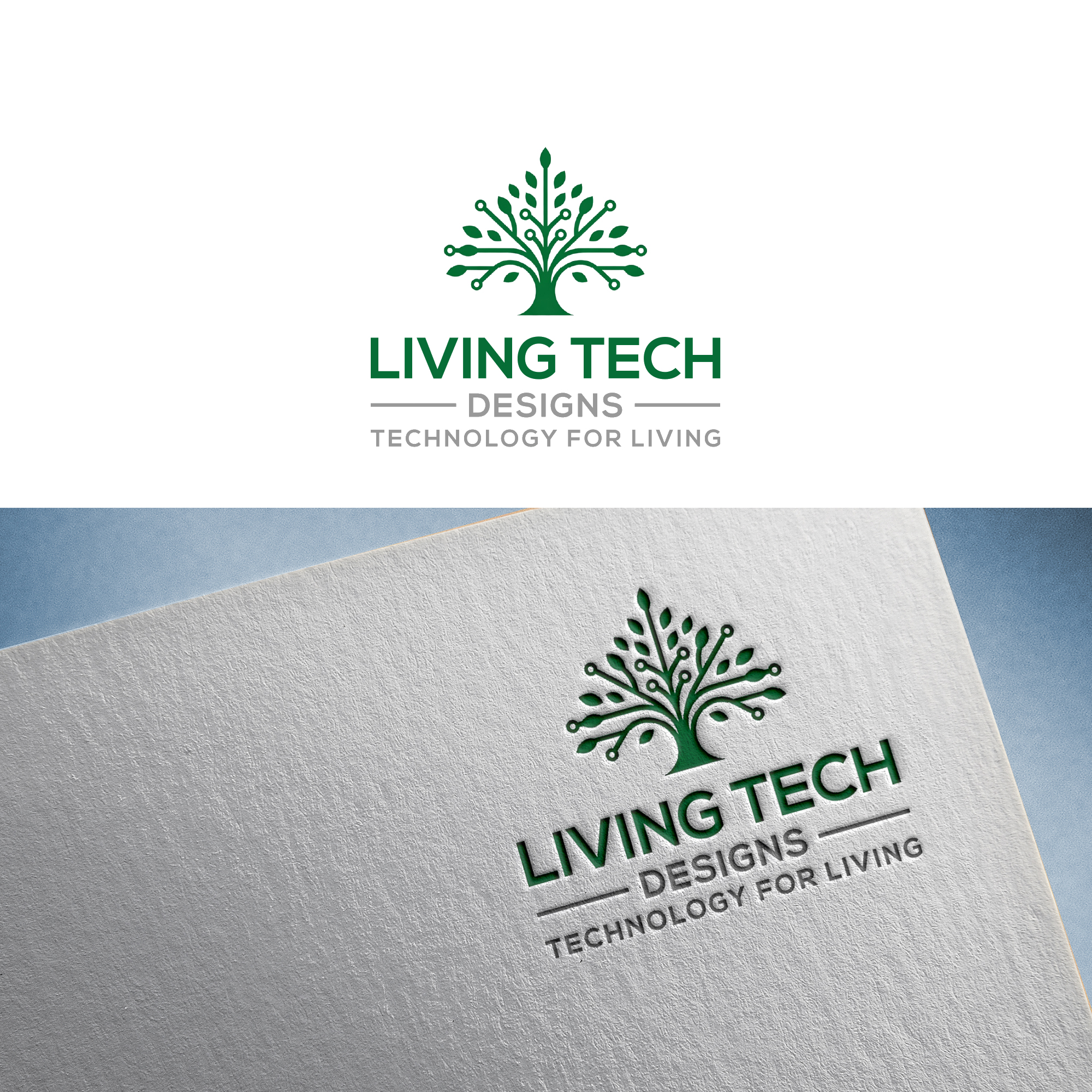 Logo Design by Ultra Creations for Living Tech Designs | Design #37195261