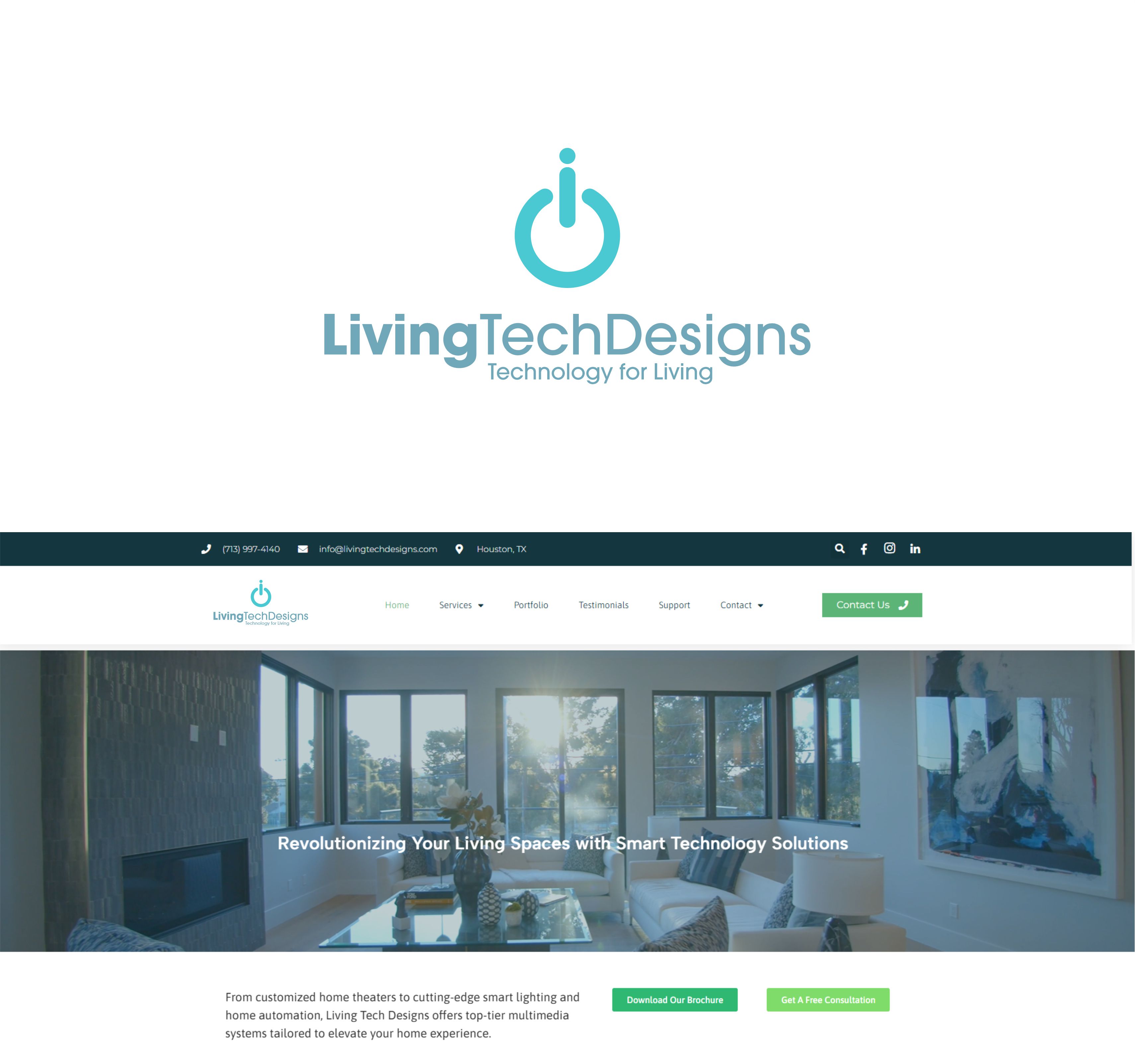 Logo-Design von RAN MEI JS für Living Tech Designs | Design #37205112