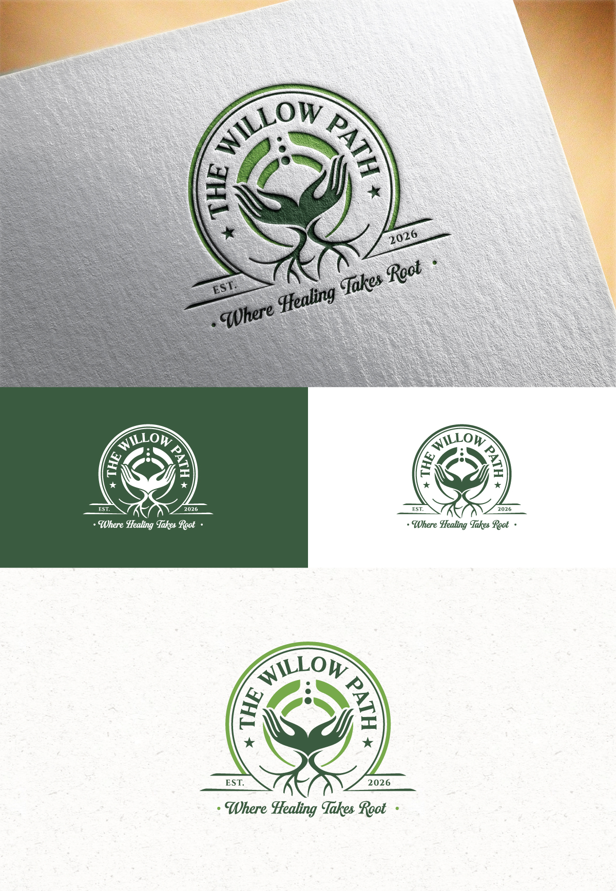Logo Design by Logo Stock for The Willow Path | Design #37189912