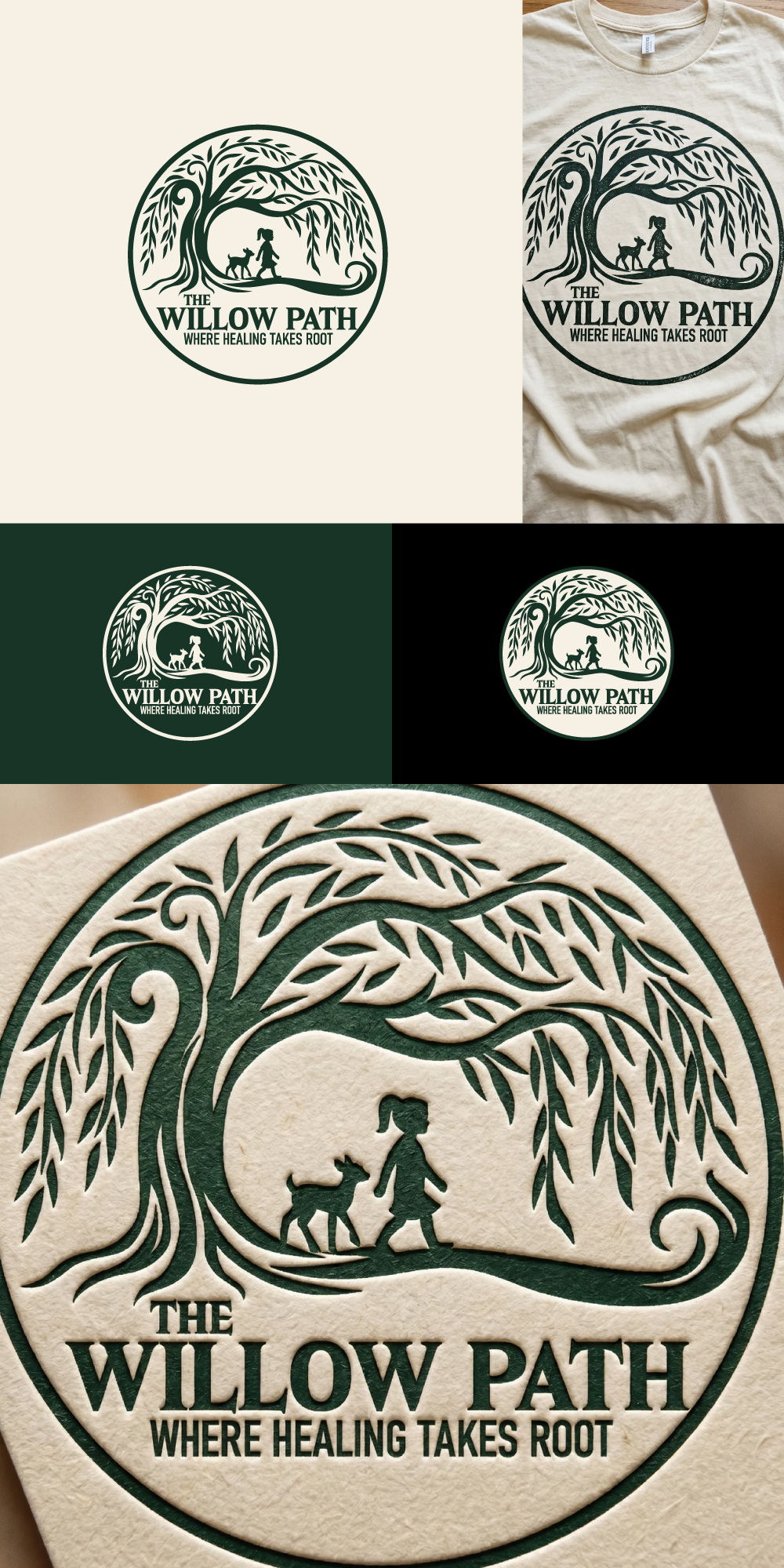 Diseño de Logo por Gol D Roger™ para The Willow Path | Diseño #37196222