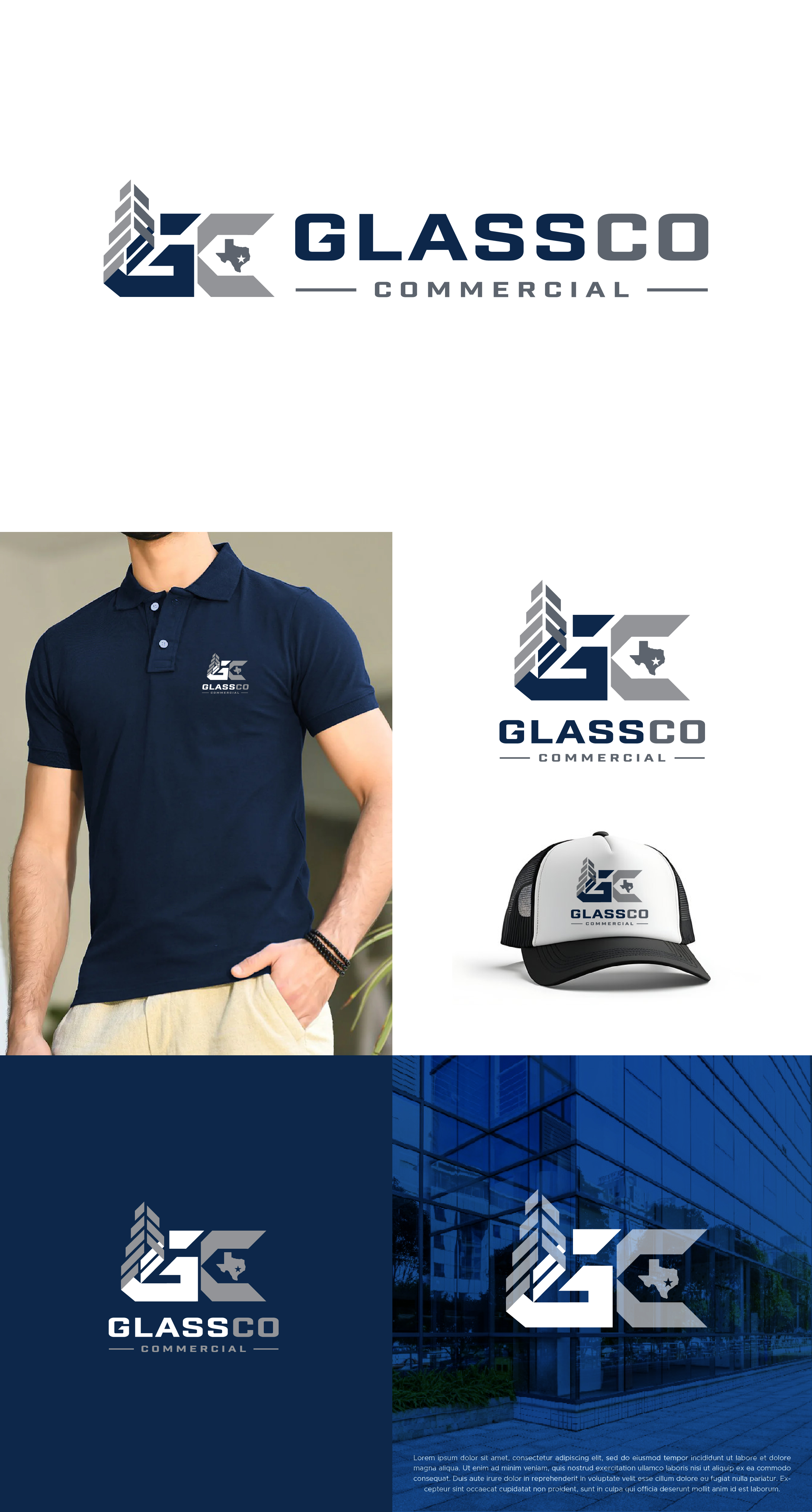 Logo Design by dharlan for GLASSCO COMMERICAL | Design #37198421