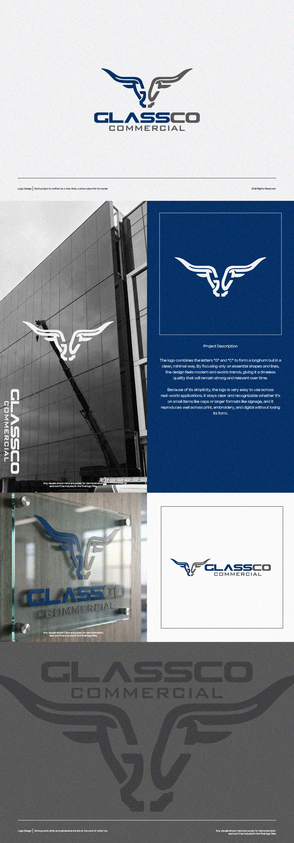 Logo-Design von Gol D Roger™ für GLASSCO COMMERICAL | Design #37196098