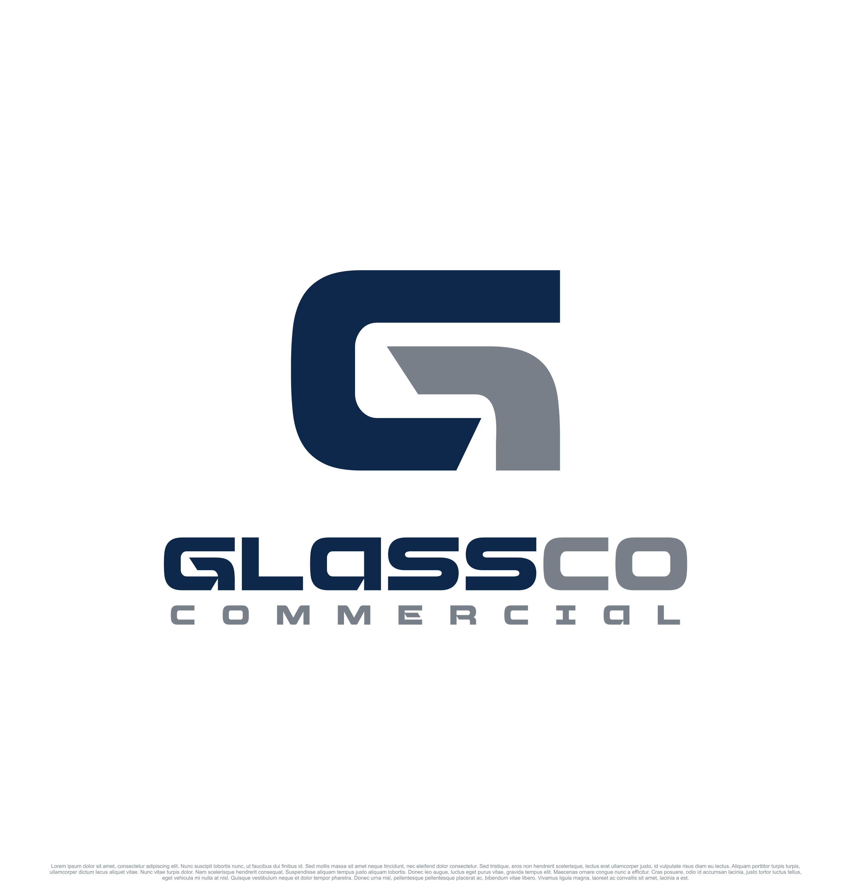 Logo Design by kebusibud for GLASSCO COMMERICAL | Design #37196470