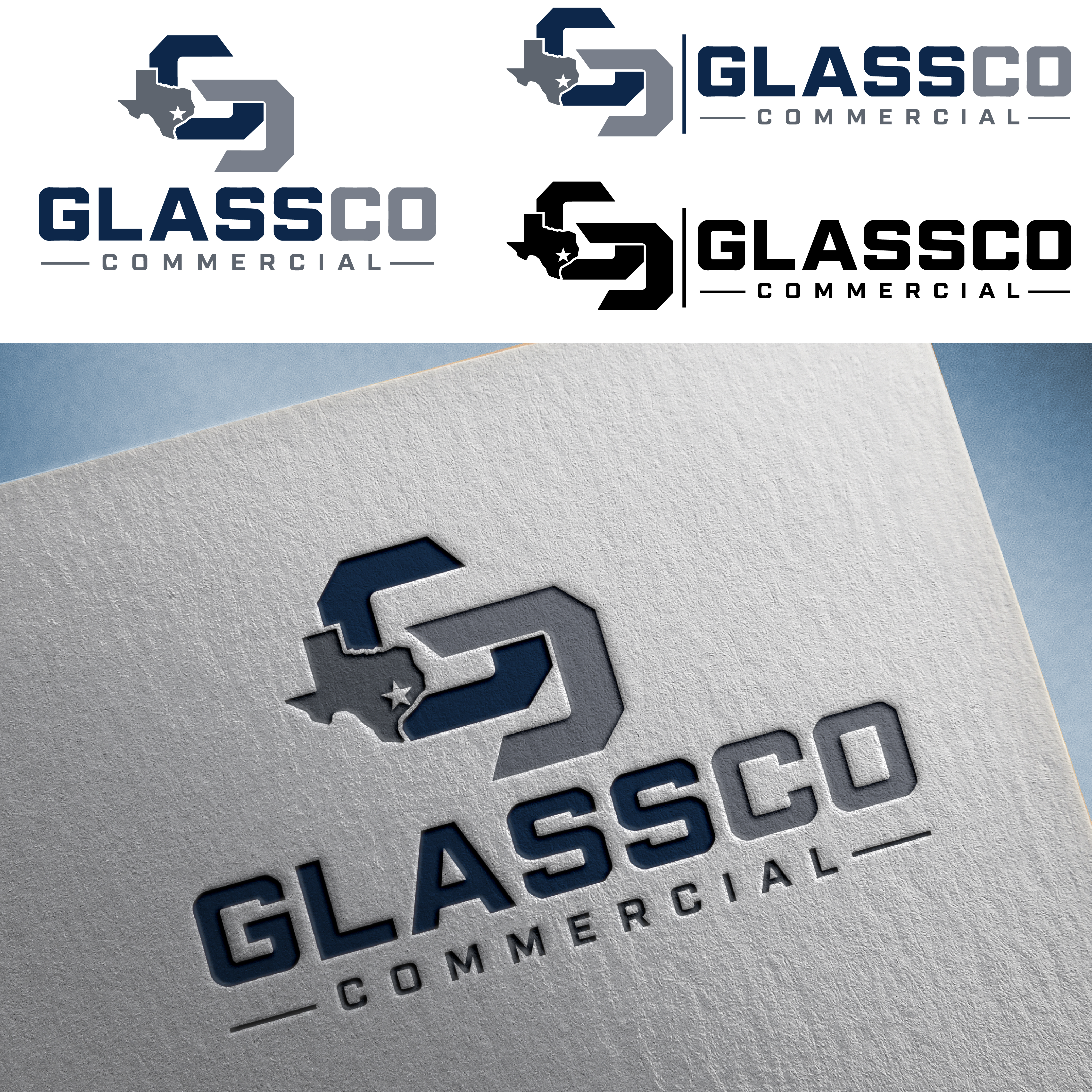 Logo Design by Shariqology for GLASSCO COMMERICAL | Design #37194351
