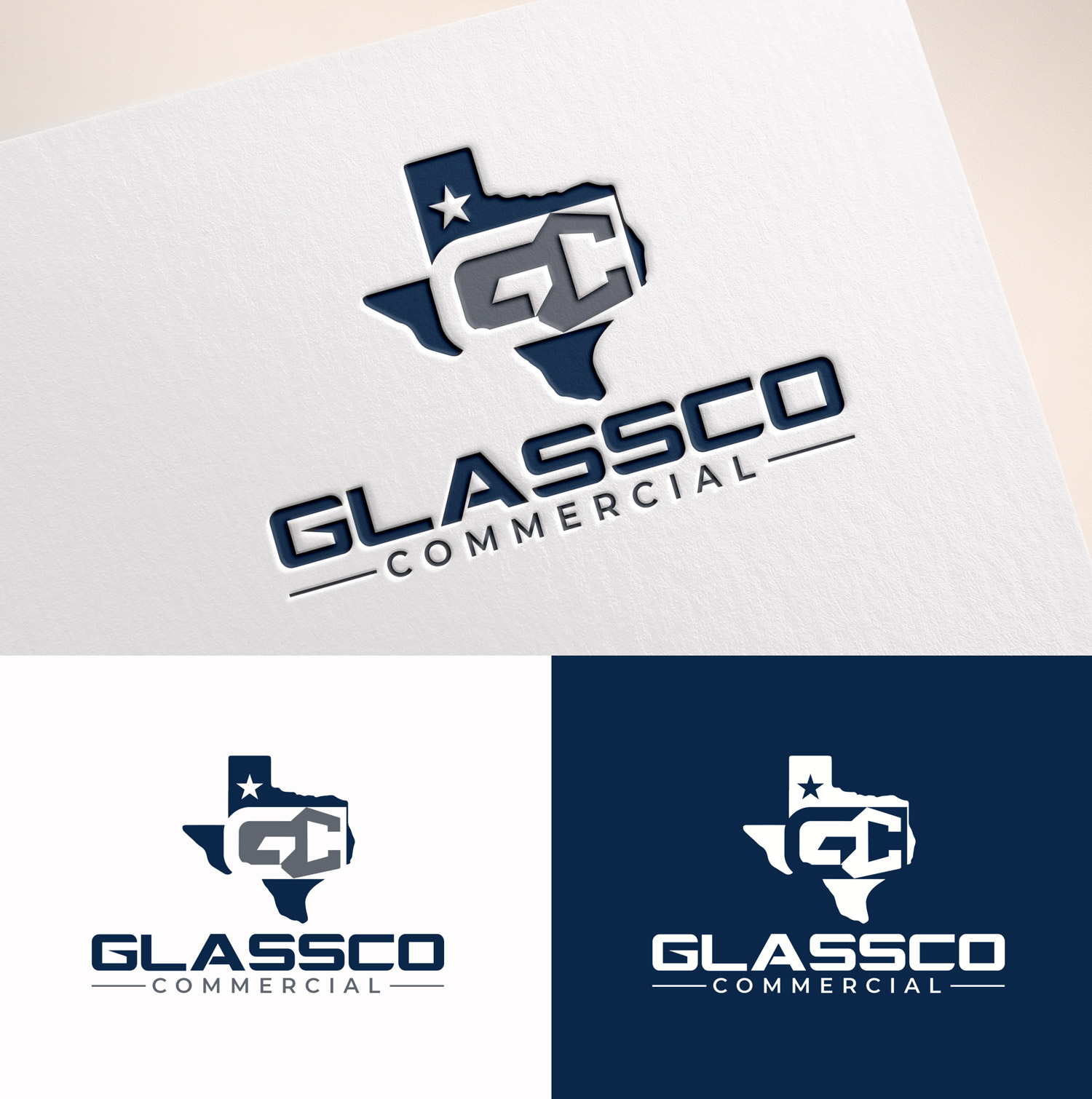 Logo Design by M Art & Design for GLASSCO COMMERICAL | Design #37194689