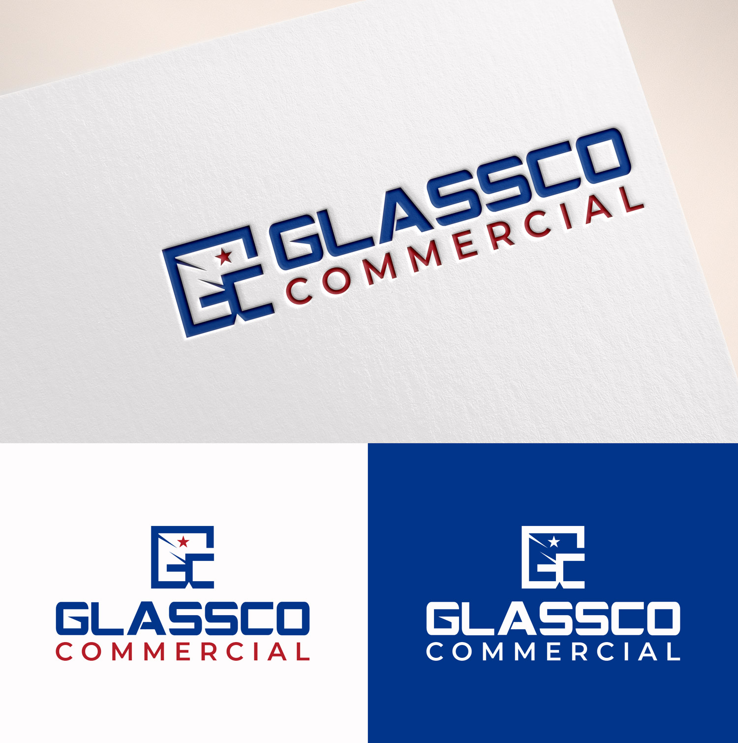 Logo Design by M Art & Design for GLASSCO COMMERICAL | Design #37207696