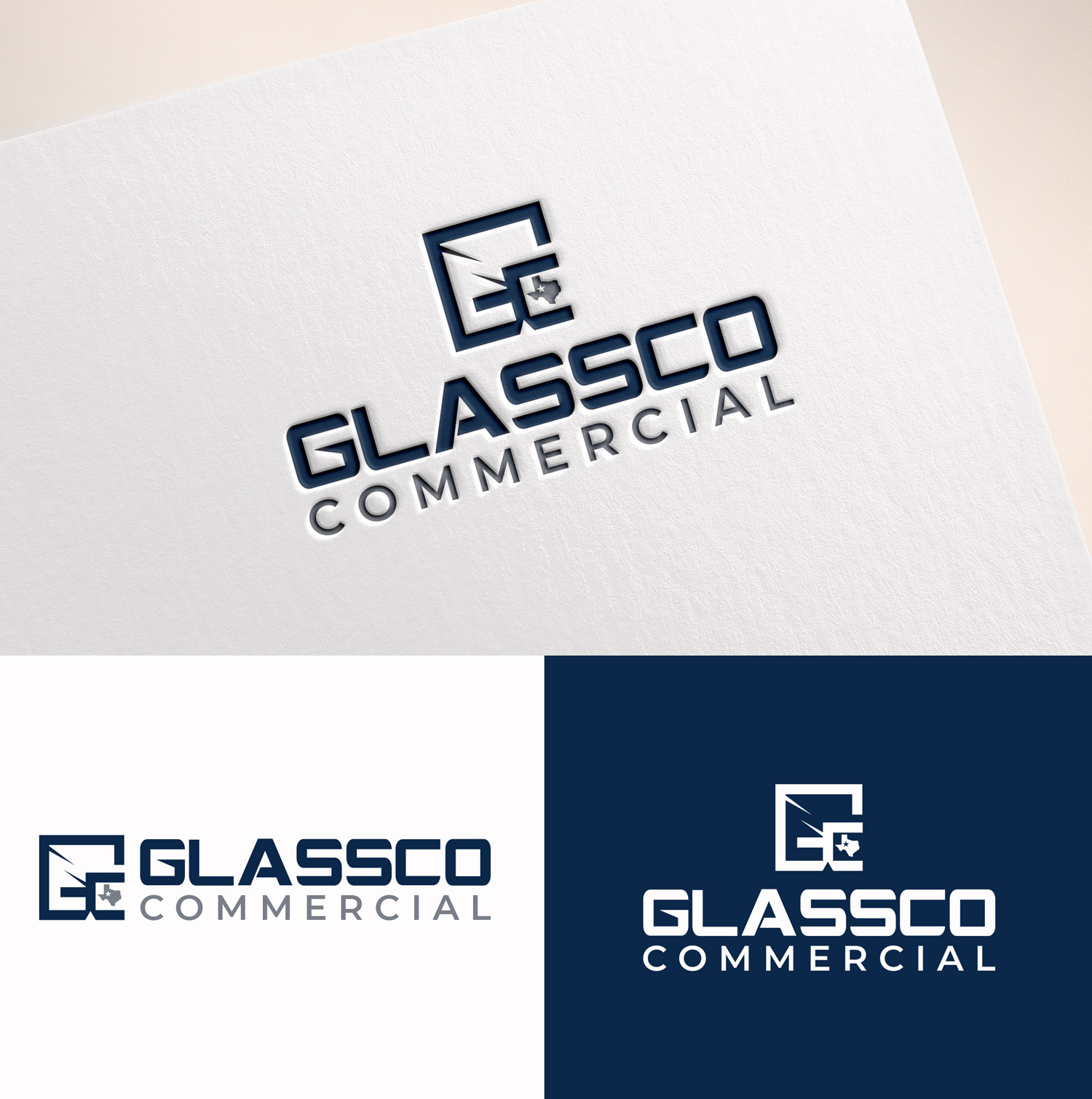 Logo Design by M Art & Design for GLASSCO COMMERICAL | Design #37207754