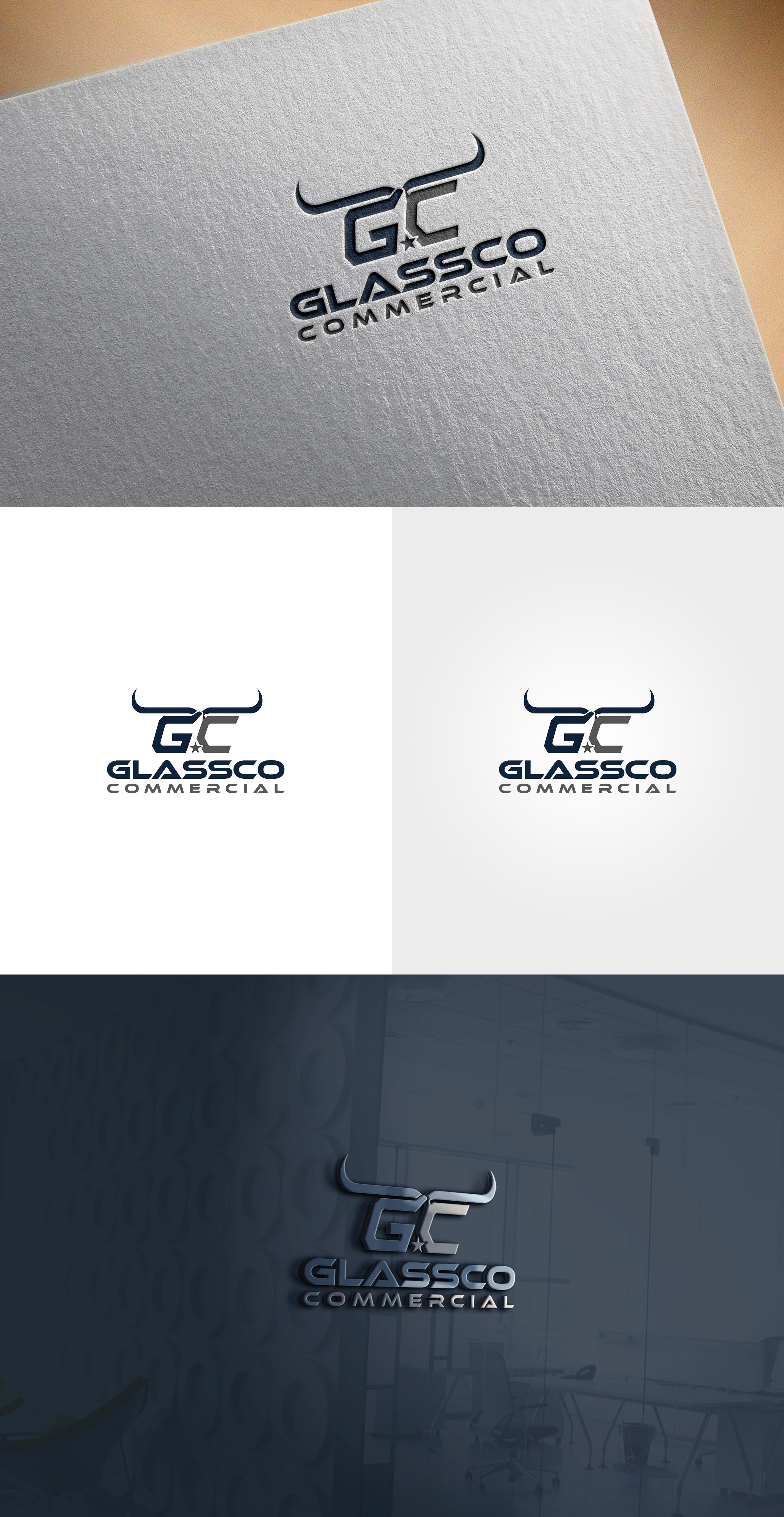 Logo-Design von Rahmina für GLASSCO COMMERICAL | Design #37195437