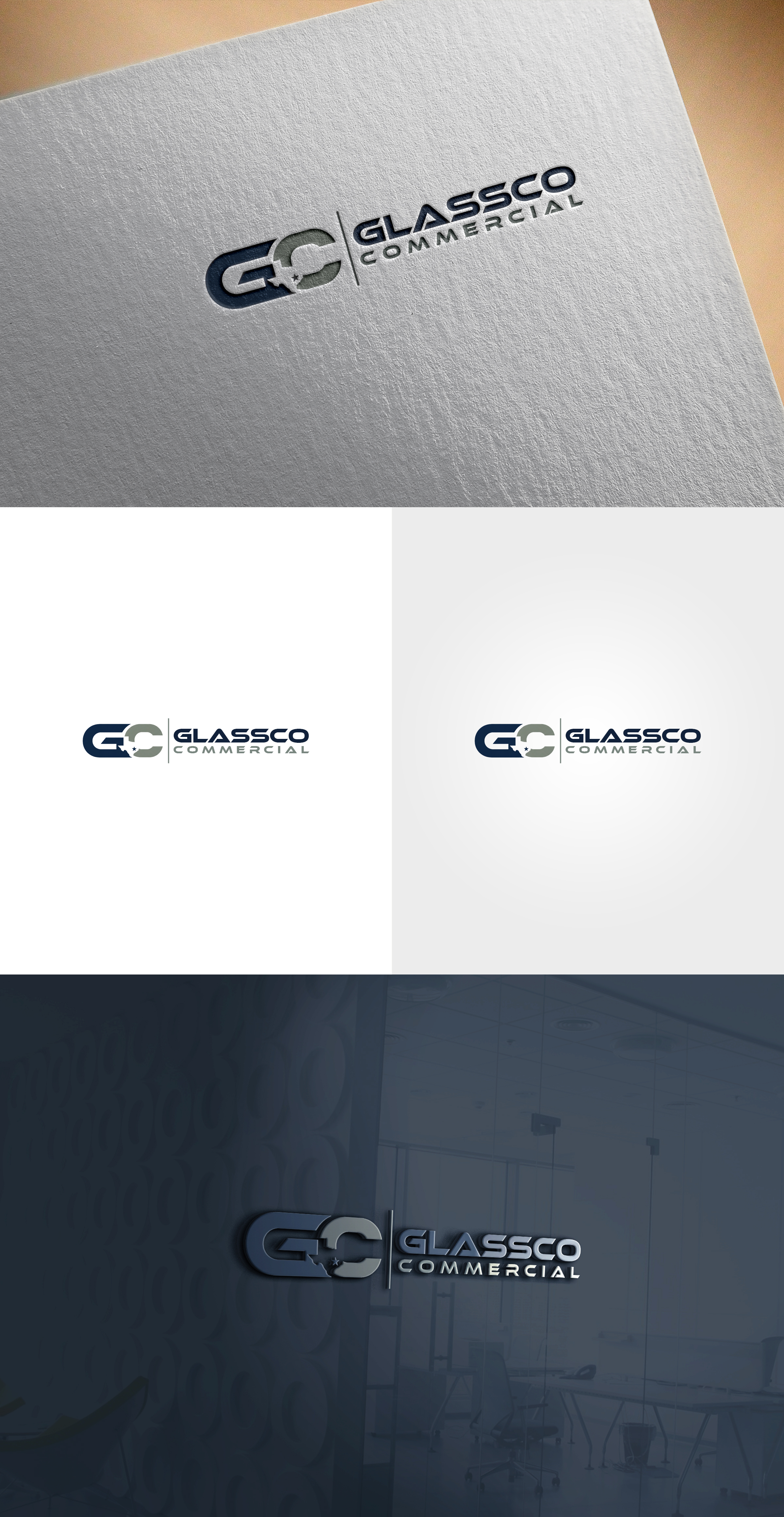 Logo-Design von Rahmina für GLASSCO COMMERICAL | Design #37195439