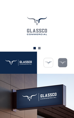 Logo Design by Dell_a.Design for GLASSCO COMMERICAL | Design: #37194210