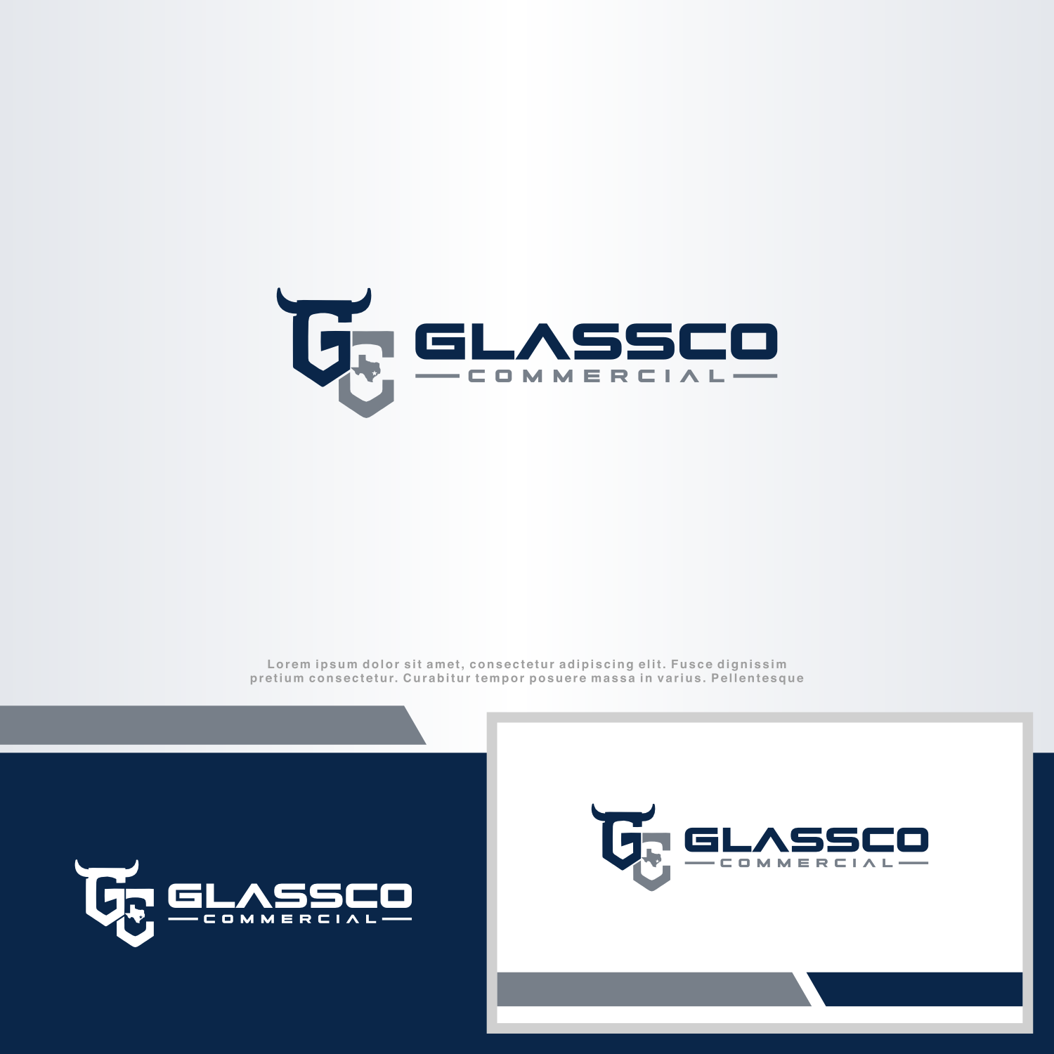 Logo Design by SaDBo for GLASSCO COMMERICAL | Design #37204735