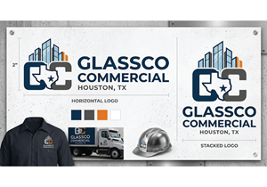 Logo Design by Logotruck for GLASSCO COMMERICAL | Design: #37195998