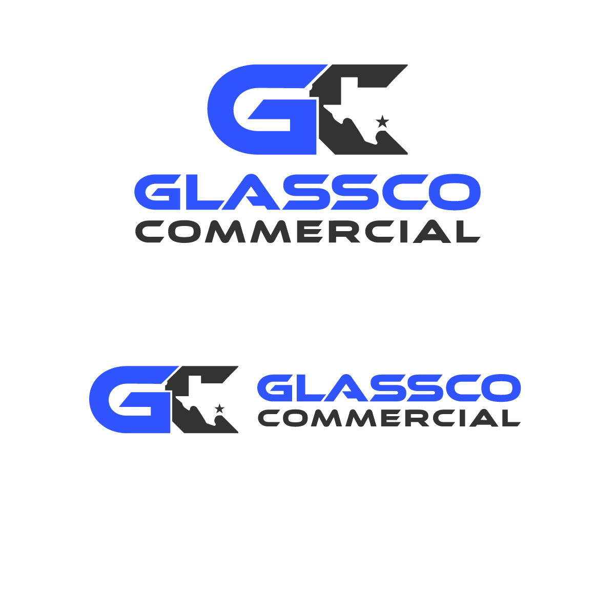 Logo Design by Fortune Howard Designs for GLASSCO COMMERICAL | Design #37205937