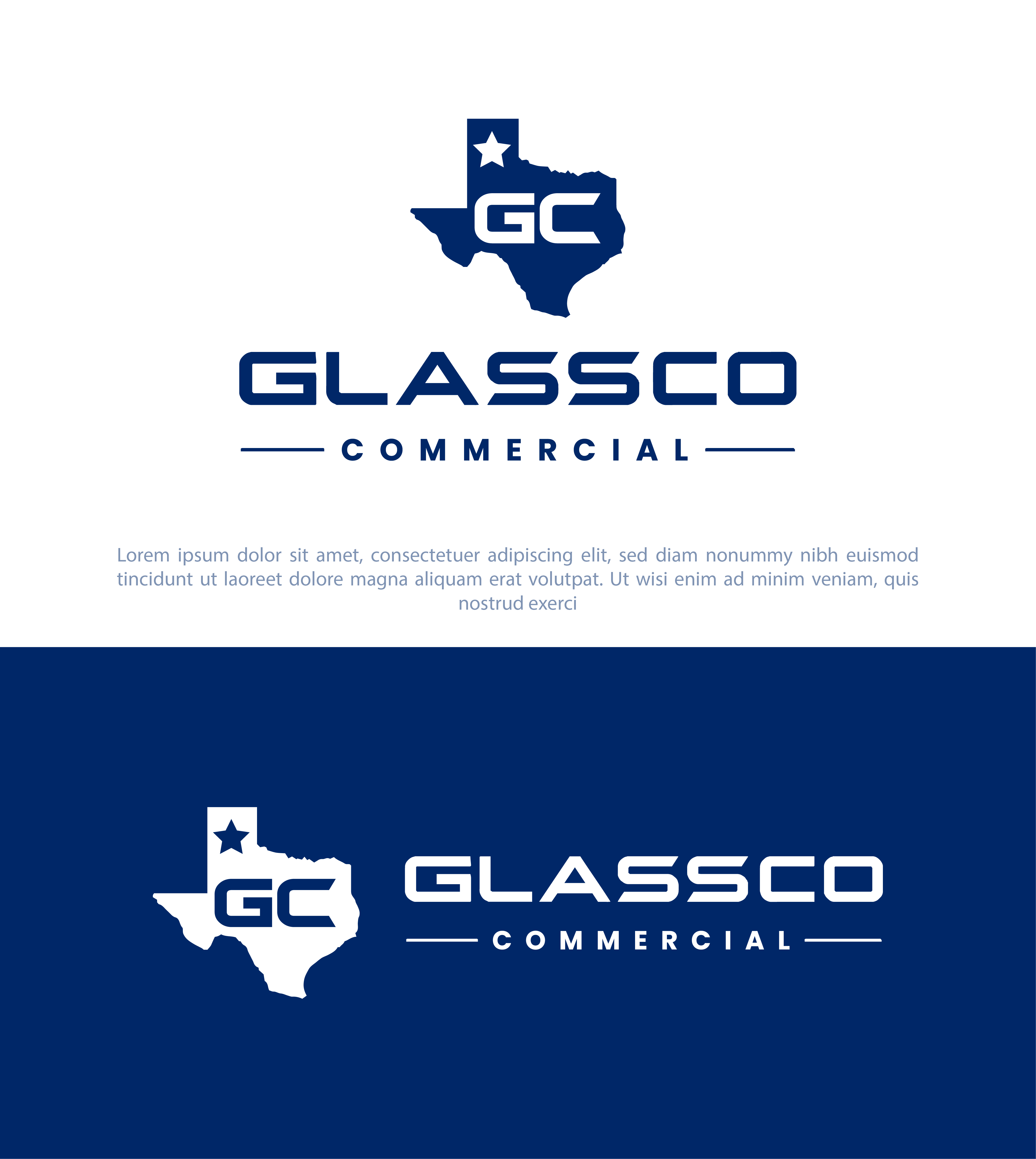 Logo Design by FA34 for GLASSCO COMMERICAL | Design #37198938