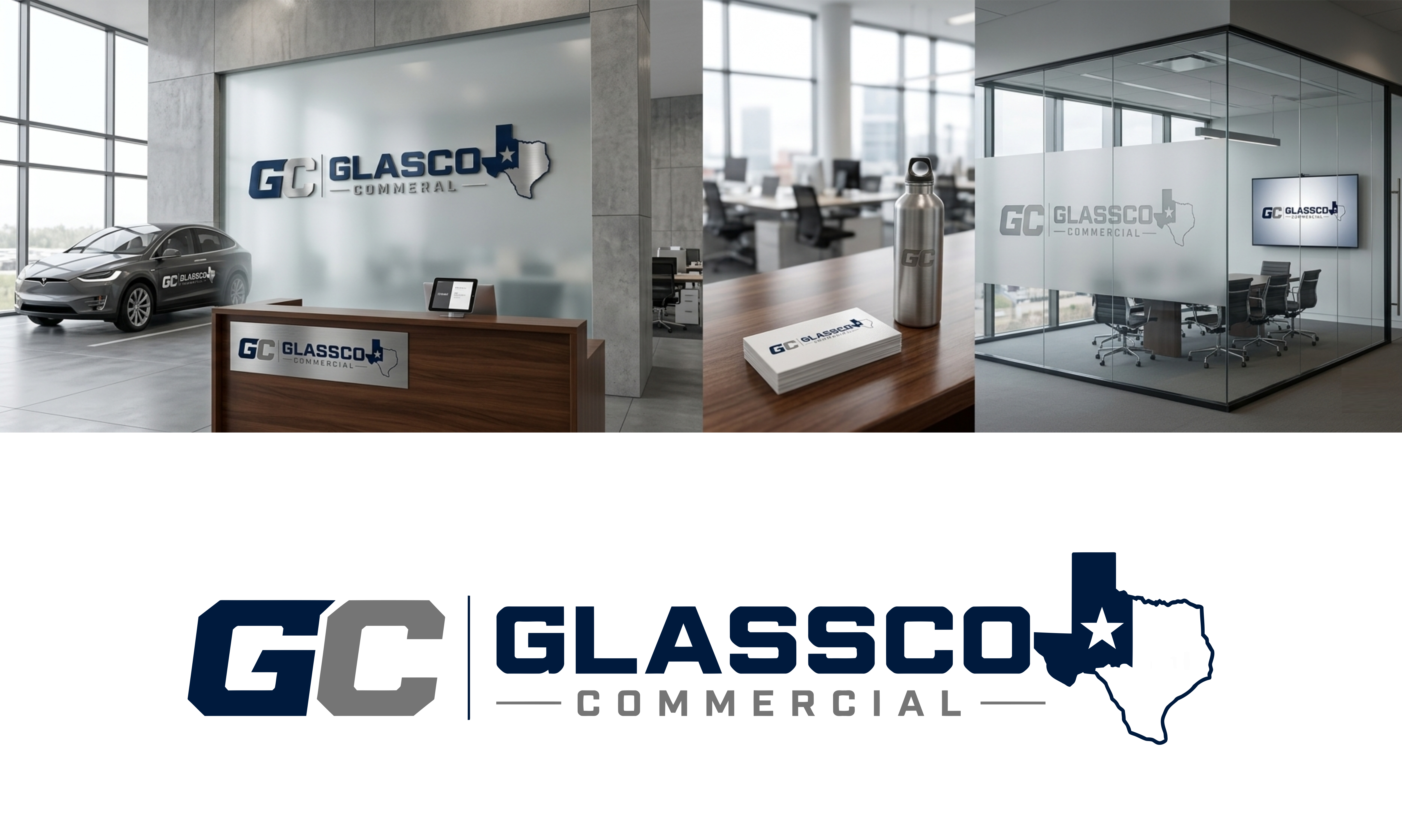 Logo Design by Permata for GLASSCO COMMERICAL | Design #37199513