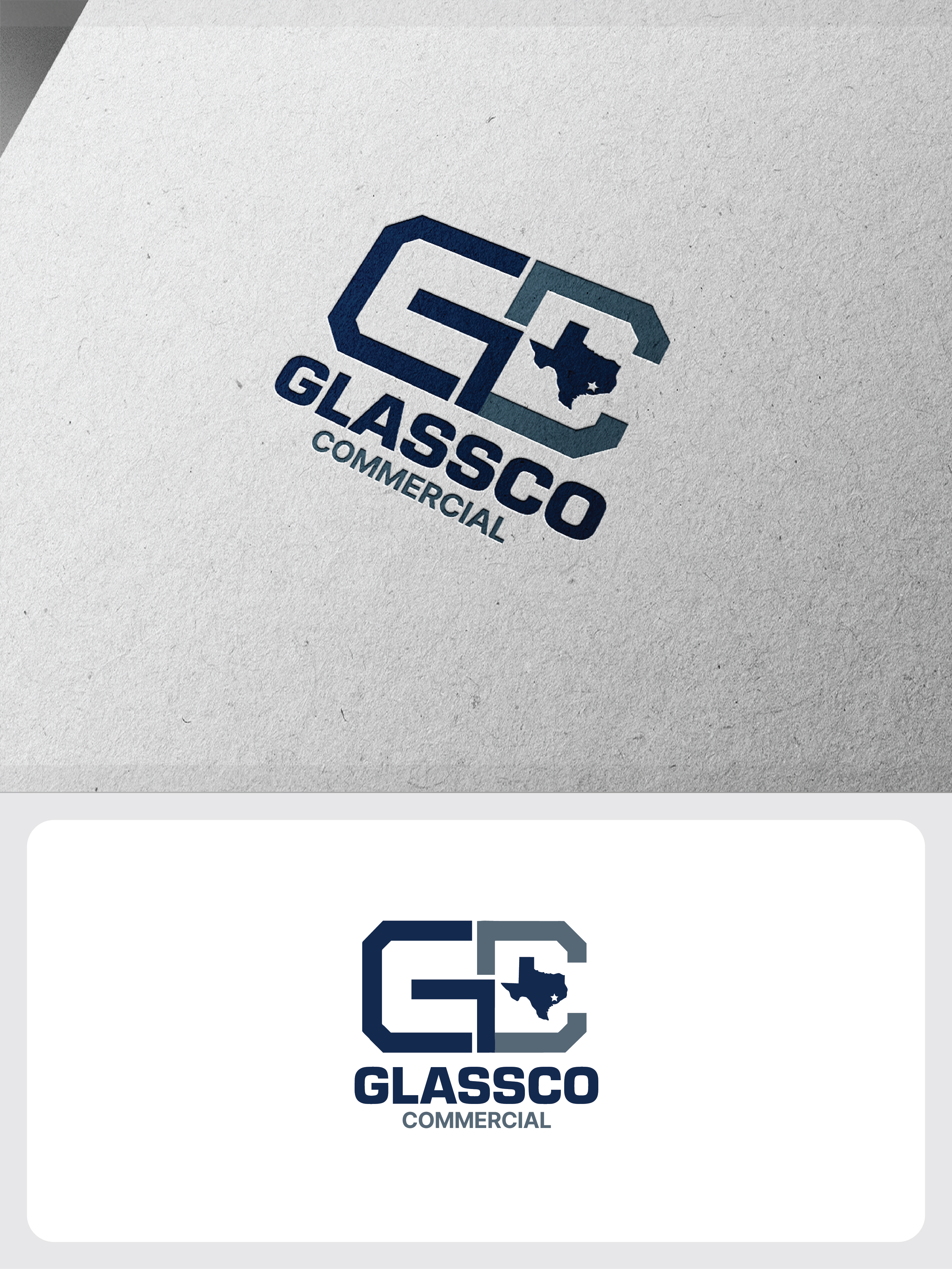 Logo Design by raju.creative for GLASSCO COMMERICAL | Design #37196398