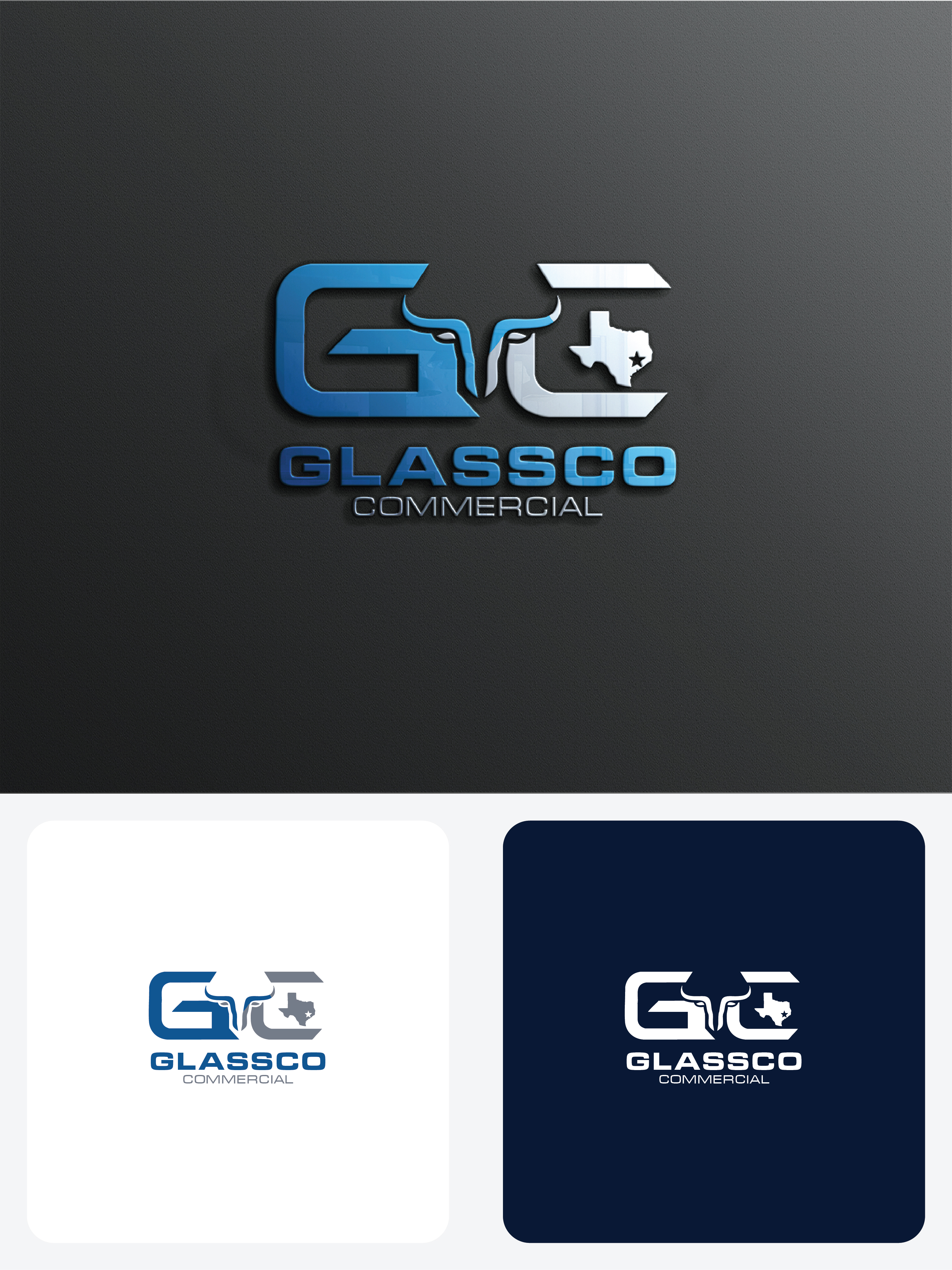 Logo Design by raju.creative for GLASSCO COMMERICAL | Design #37196399