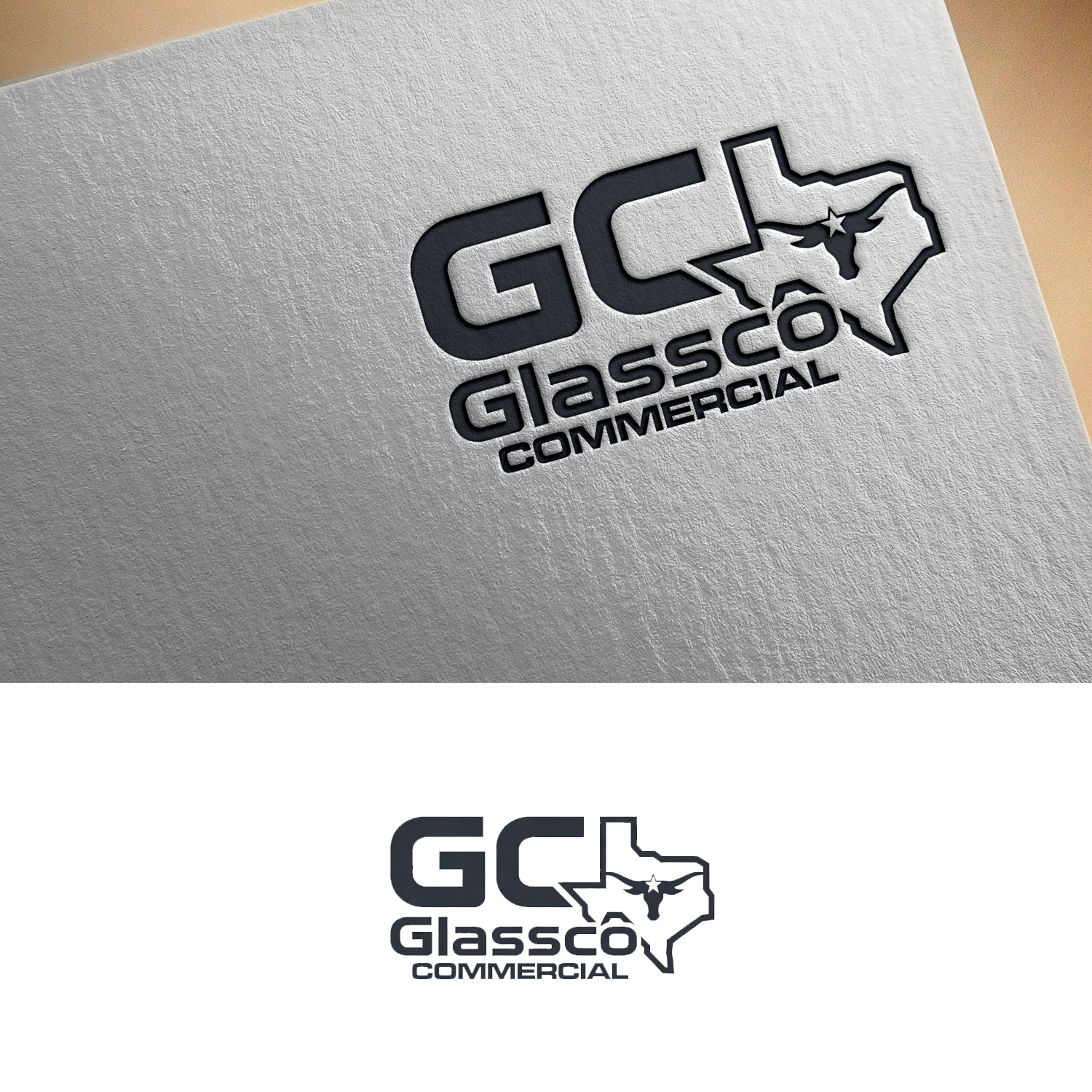Logo Design by Mehedi100 for GLASSCO COMMERICAL | Design #37199070