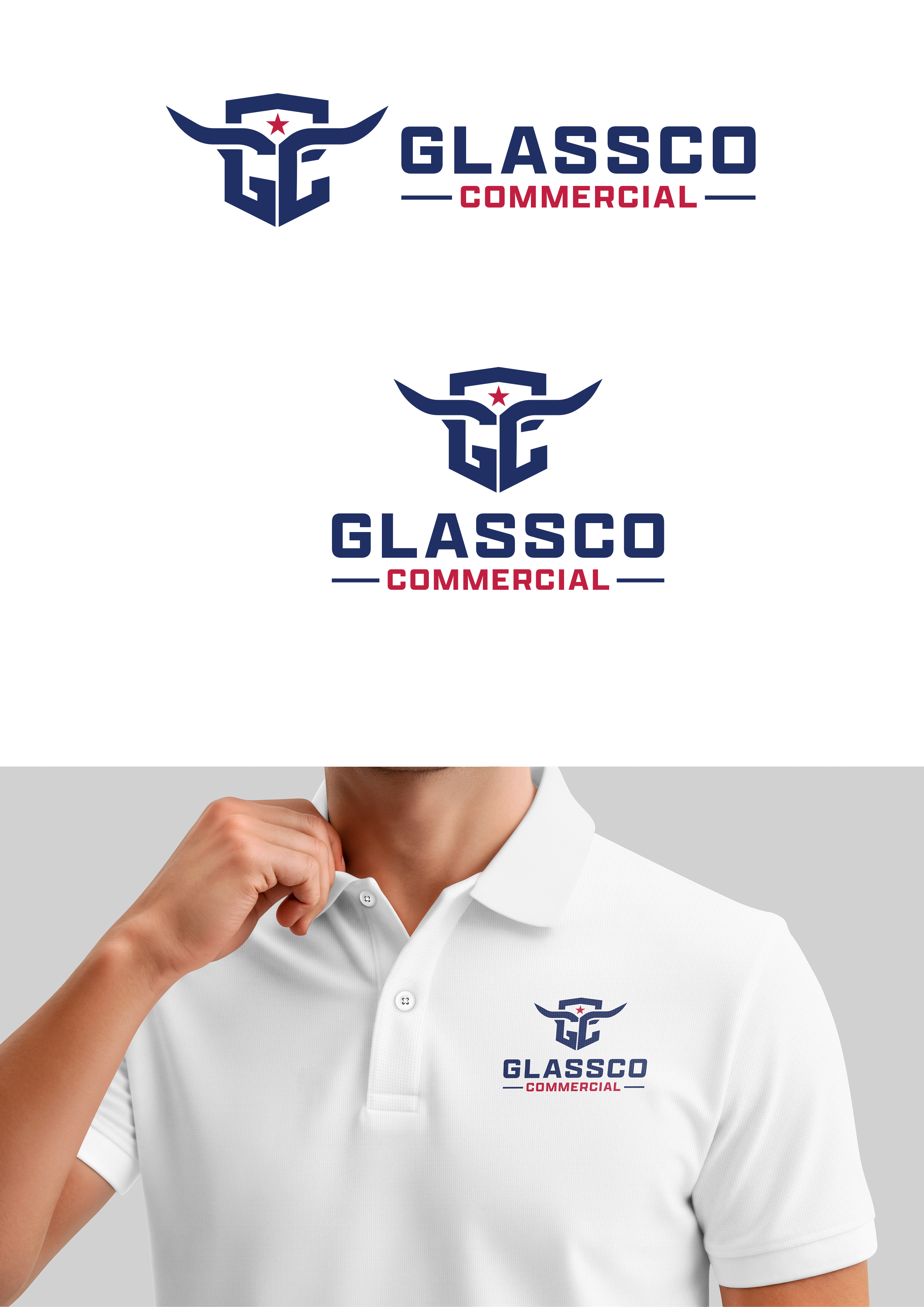 Logo Design by Laudes for GLASSCO COMMERICAL | Design #37210183