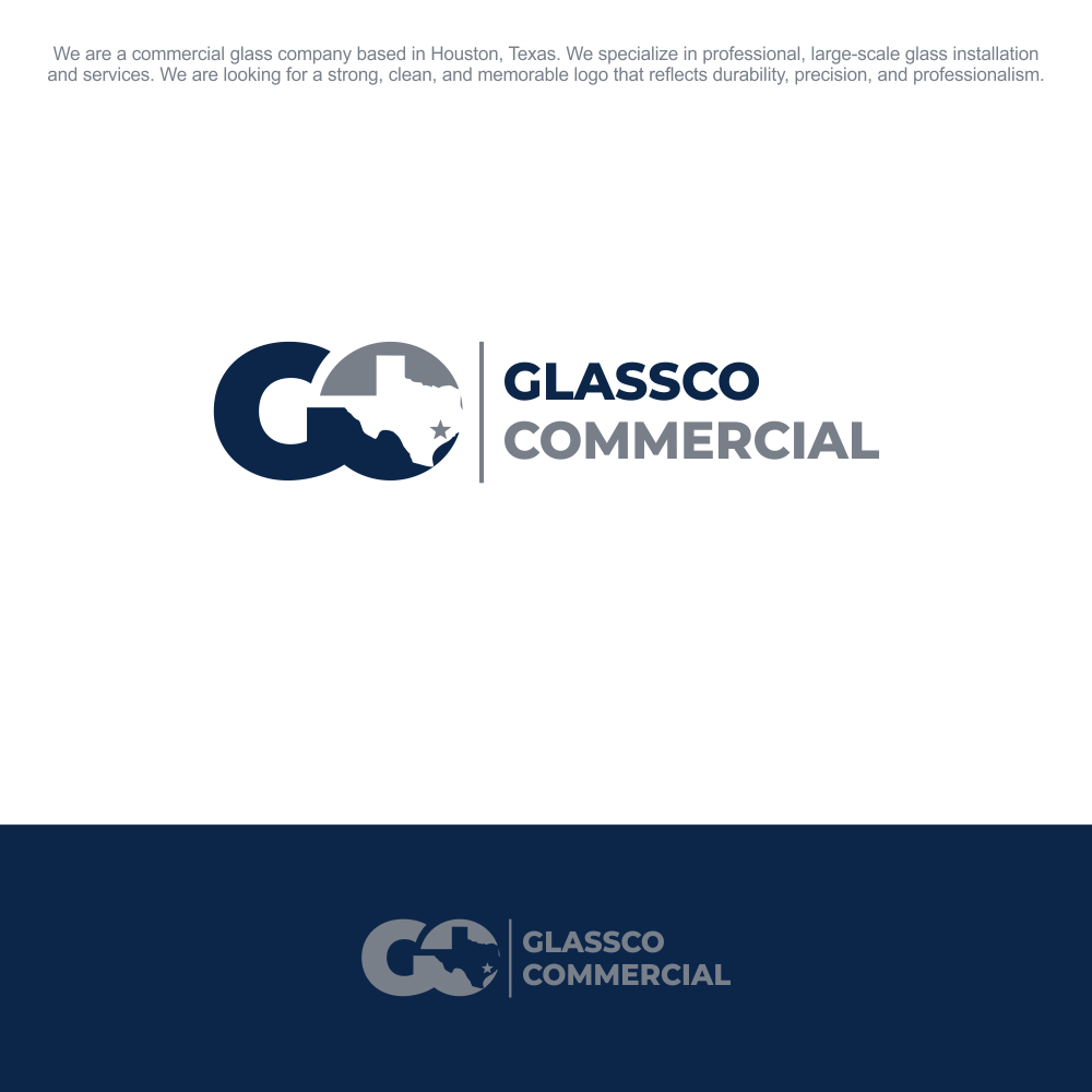 Logo-Design von g234t_d4y für GLASSCO COMMERICAL | Design #37202926