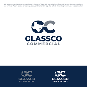 Logo Design by g234t_d4y for GLASSCO COMMERICAL | Design: #37202927