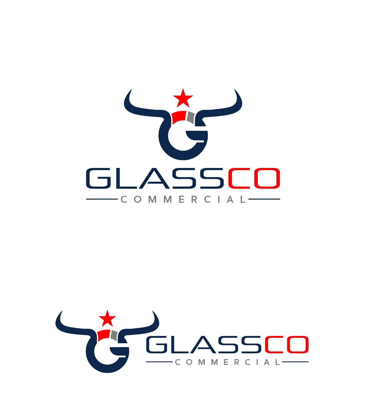 Logo Design by Owltive for GLASSCO COMMERICAL | Design #37193488