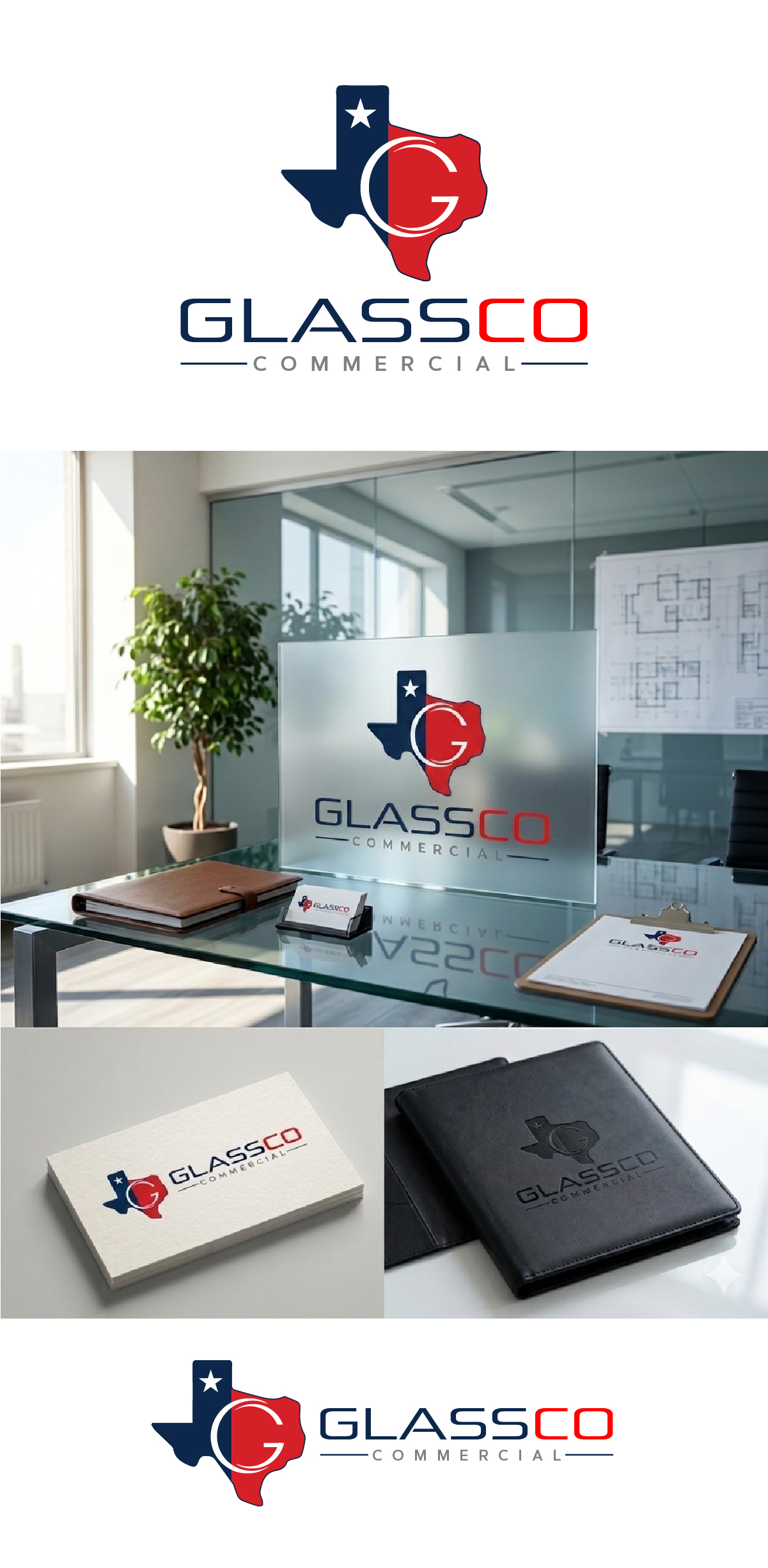 Logo-Design von Owltive für GLASSCO COMMERICAL | Design #37215033
