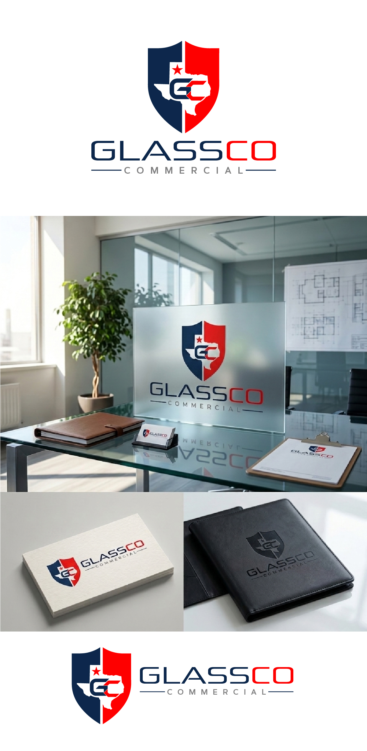 Logo-Design von Owltive für GLASSCO COMMERICAL | Design #37215034
