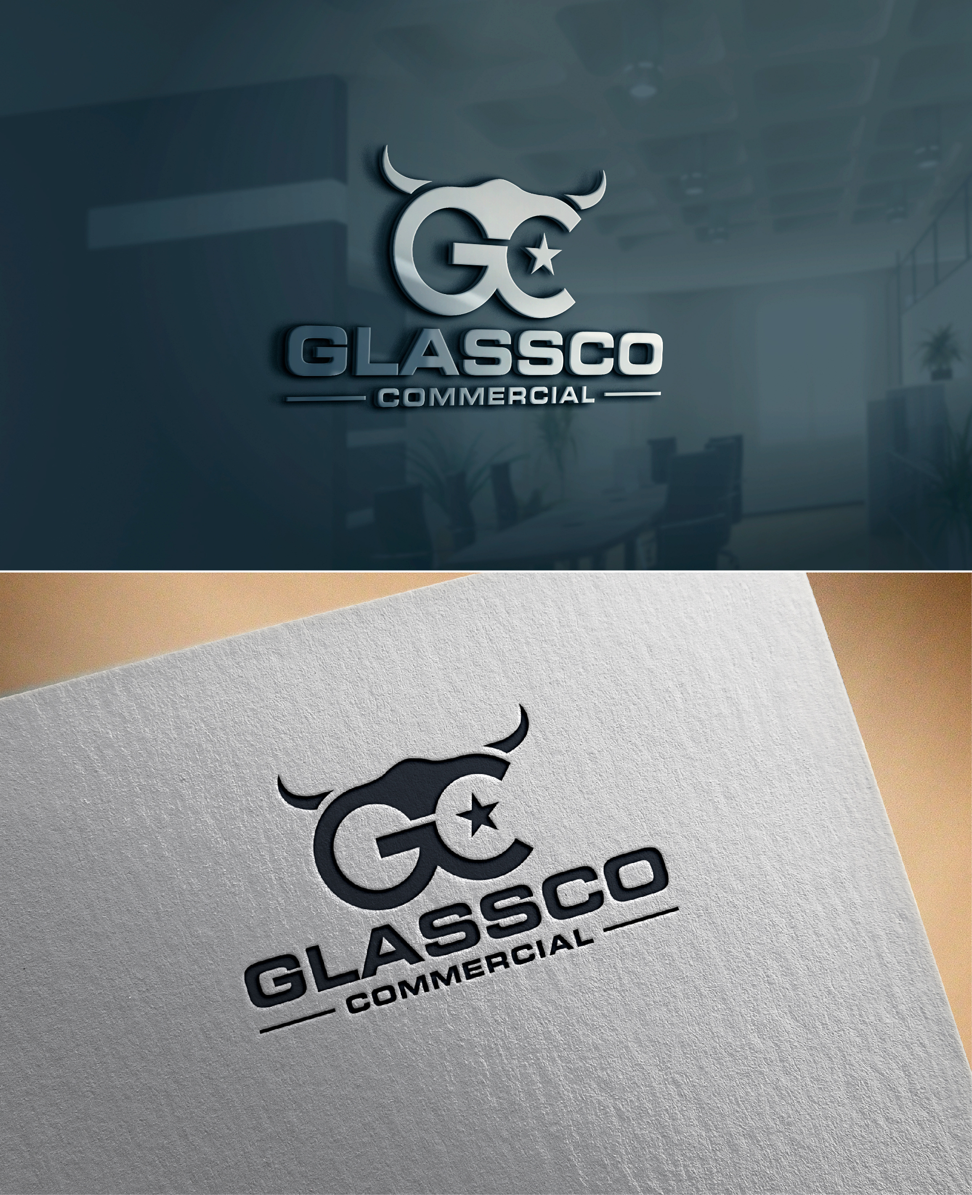 Logo Design by sushsharma99 for GLASSCO COMMERICAL | Design #37202444