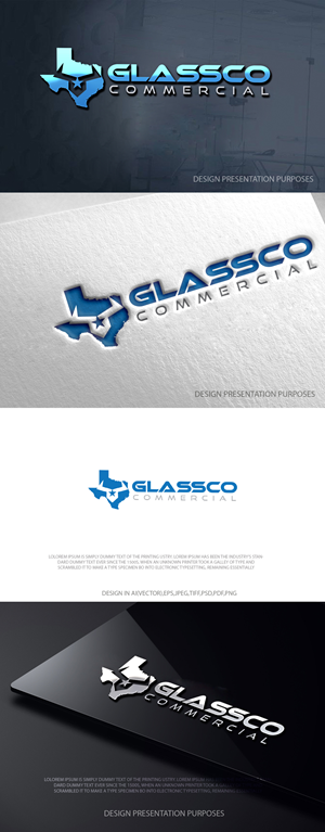 Logo Design by zebronicgraphic for GLASSCO COMMERICAL | Design: #37196589