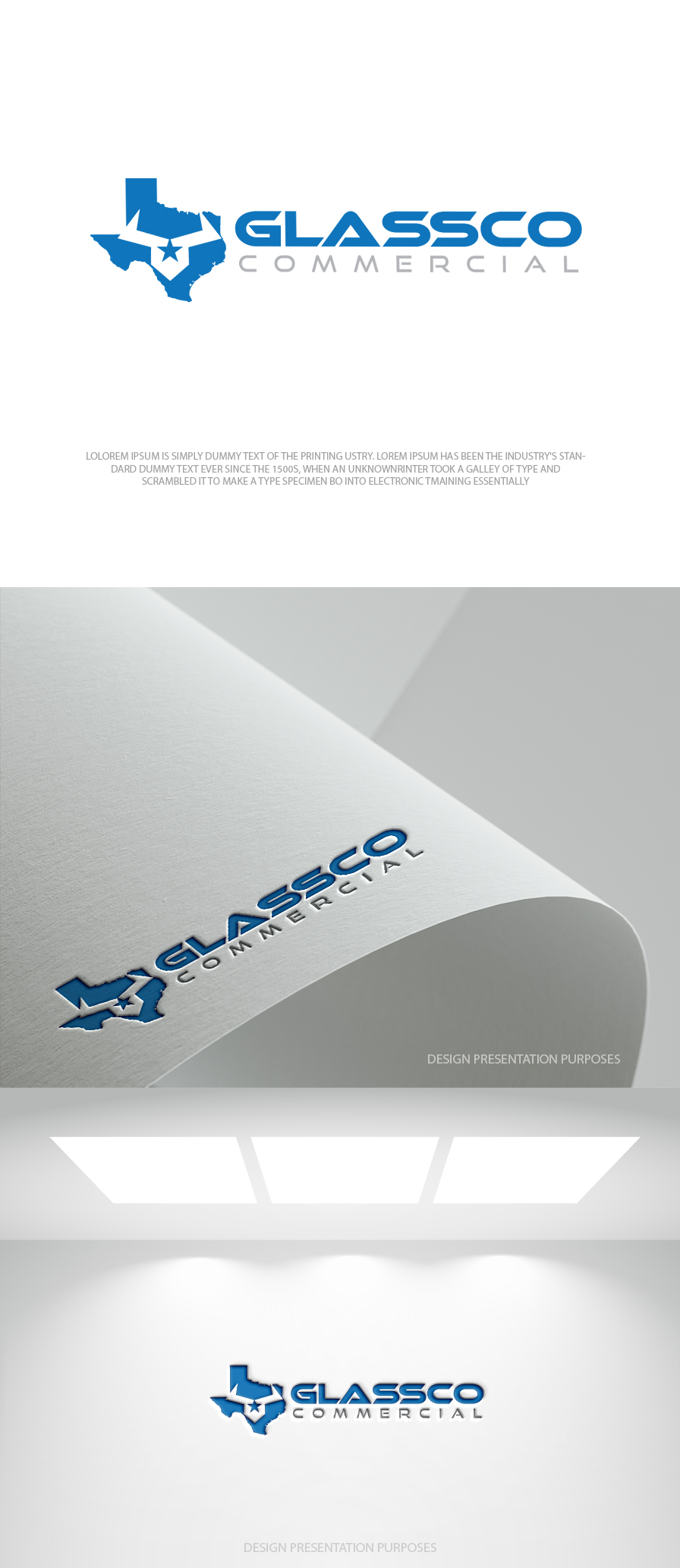 Logo Design by zebronicgraphic for GLASSCO COMMERICAL | Design #37196590