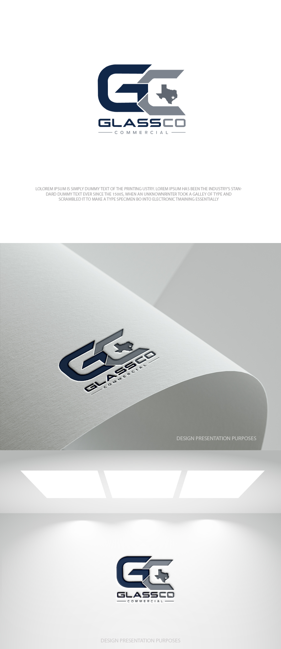 Logo Design by zebronicgraphic for GLASSCO COMMERICAL | Design #37196592