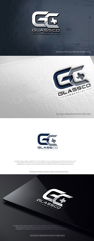 Logo Design by zebronicgraphic for GLASSCO COMMERICAL | Design: #37196593