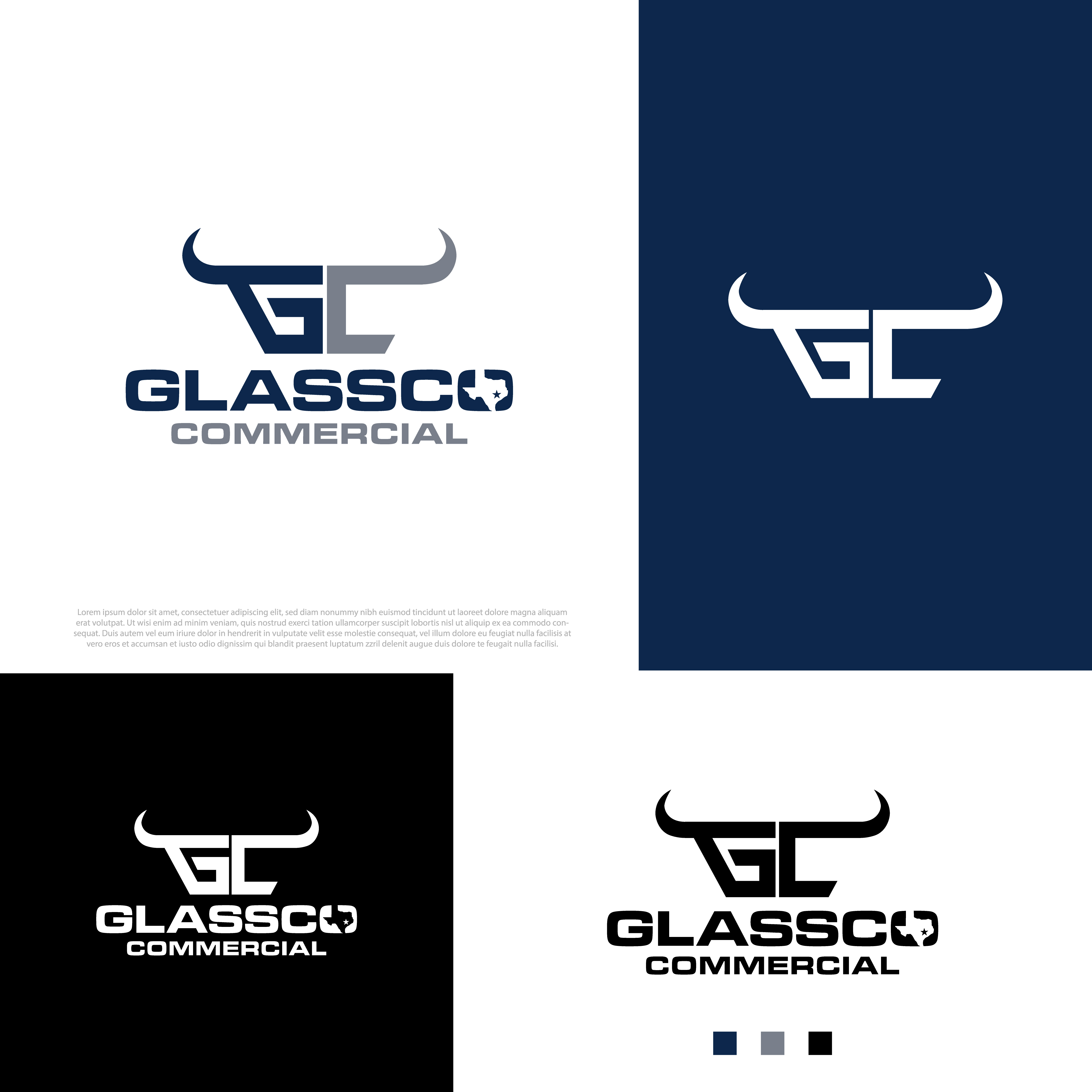 Logo Design by Arfa D for GLASSCO COMMERICAL | Design #37195018